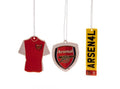 Arsenal FC 3 Pack Car Air Fresheners