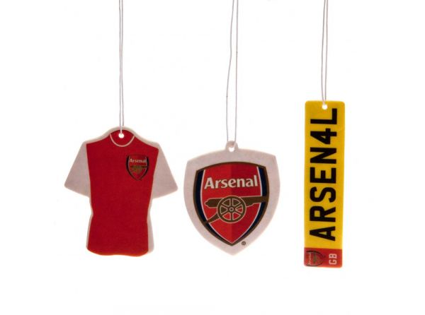 Arsenal FC 3 Pack Car Air Fresheners