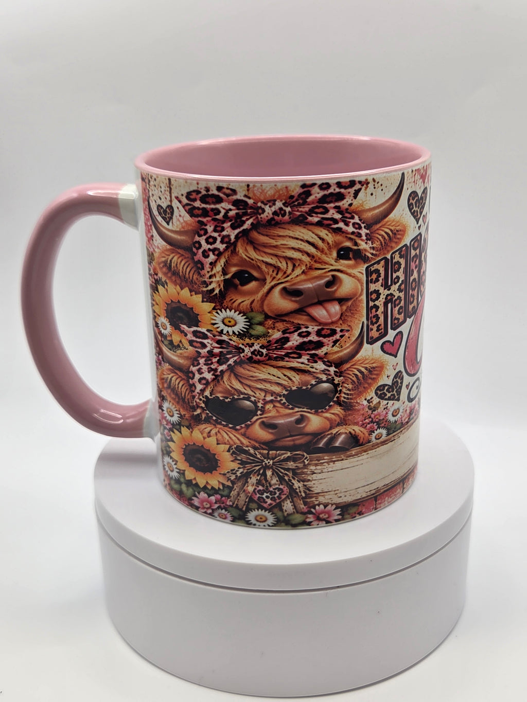 Highland Cow Sublimation Print 11oz Mug