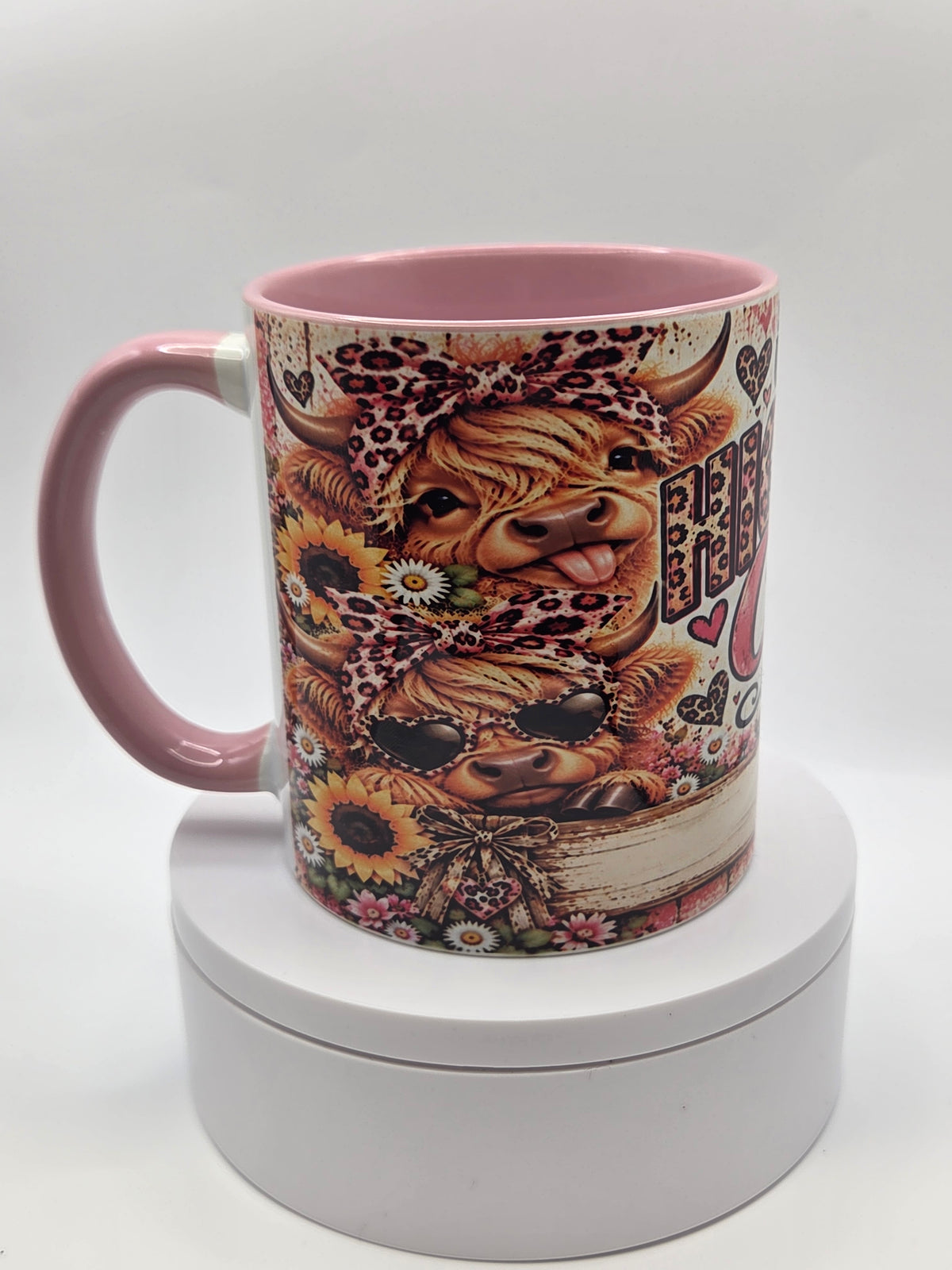 Highland Cow Sublimation Print 11oz Mug