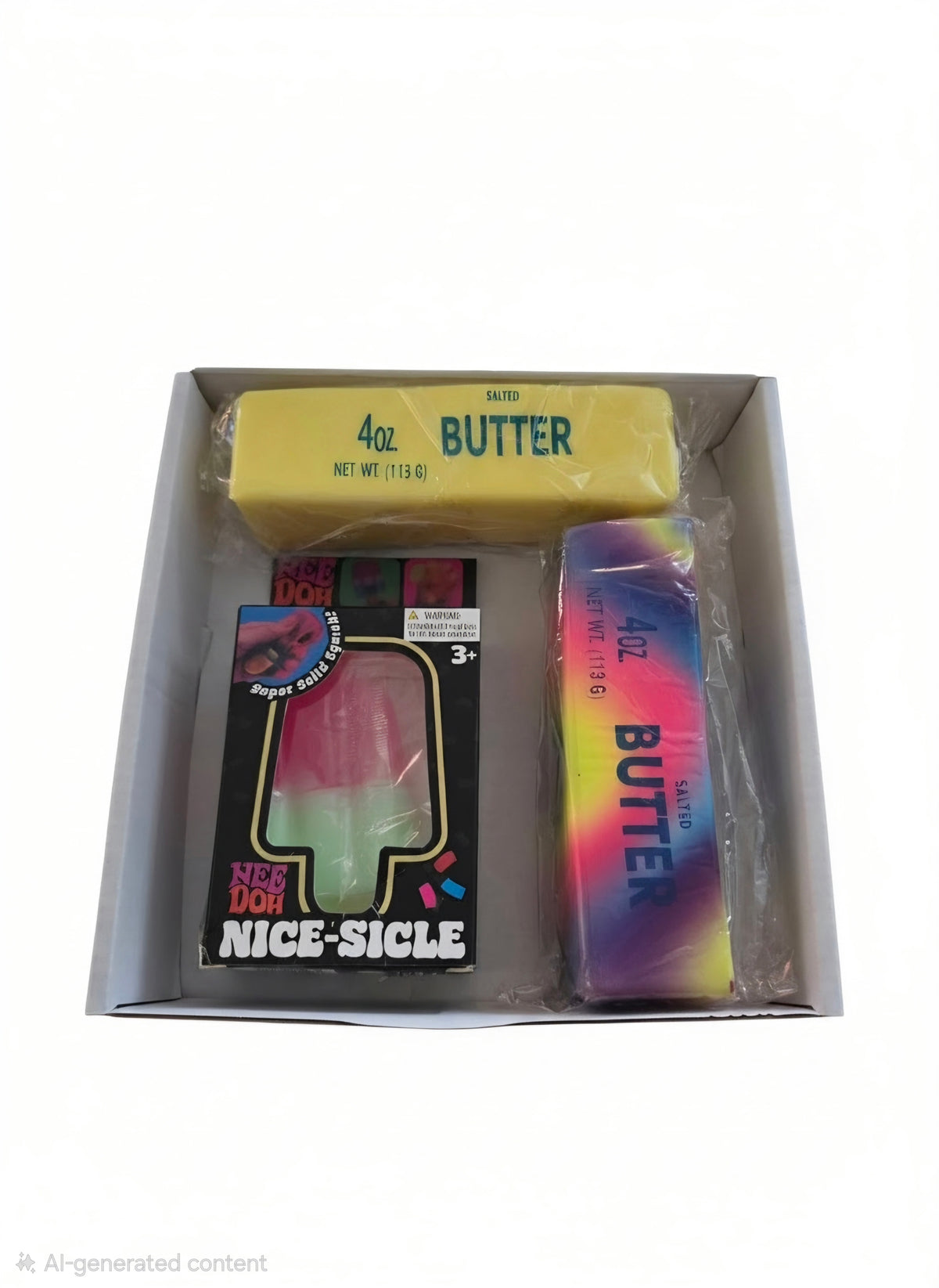 Squishy Sensory Toy Butter Nee Doh Nice-Sicle Boxed Gift Set