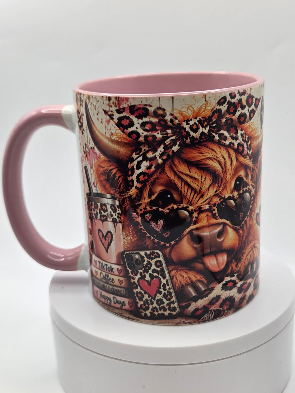 Highland Cow Sublimation Print 11oz Mug