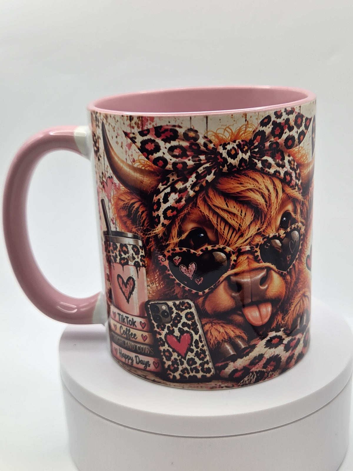 Highland Cow Sublimation Print 11oz Mug