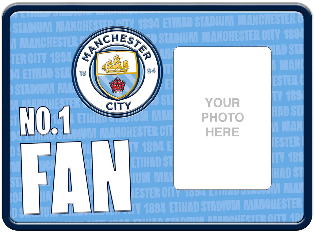 Official Manchester City Metal Embossed Photo Frame