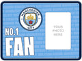 Official Manchester City Metal Embossed Photo Frame