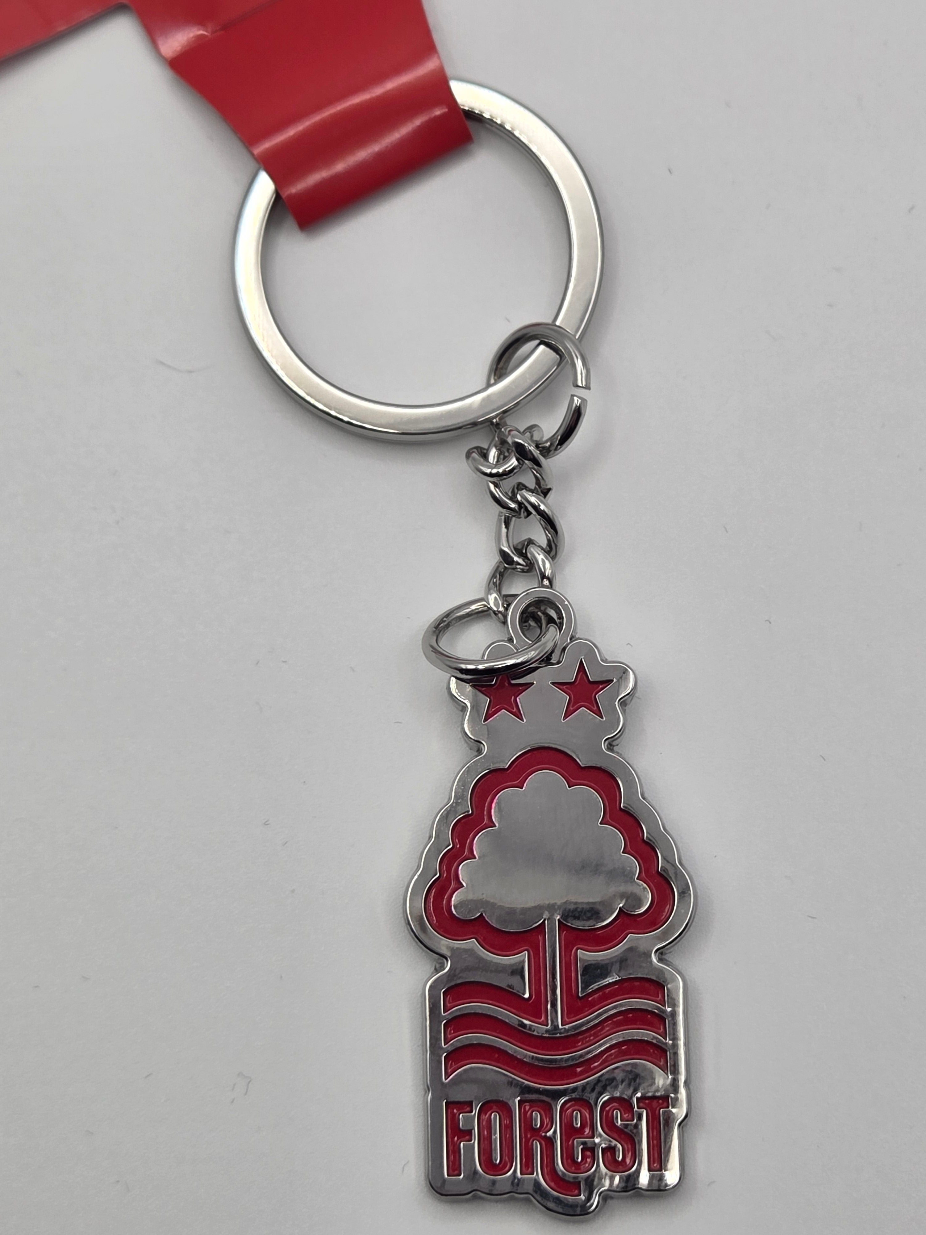 Official Nottingham Forest FC Metal Crest Keyring