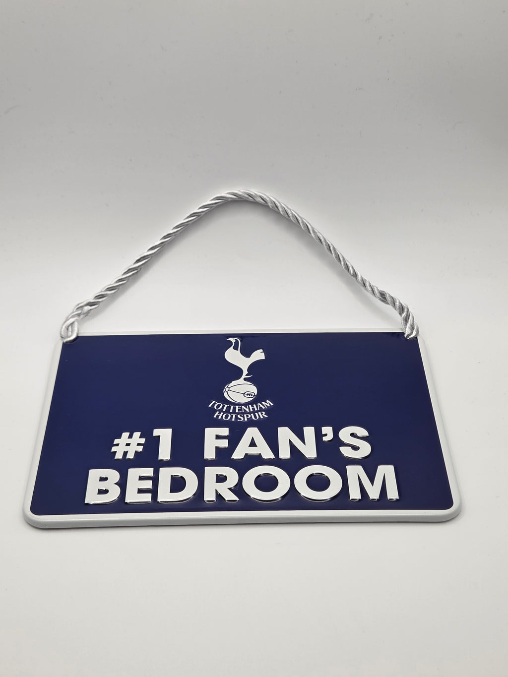 Official Tottenham Hotspur FC '#1 Fan's Bedroom' Metal Sign