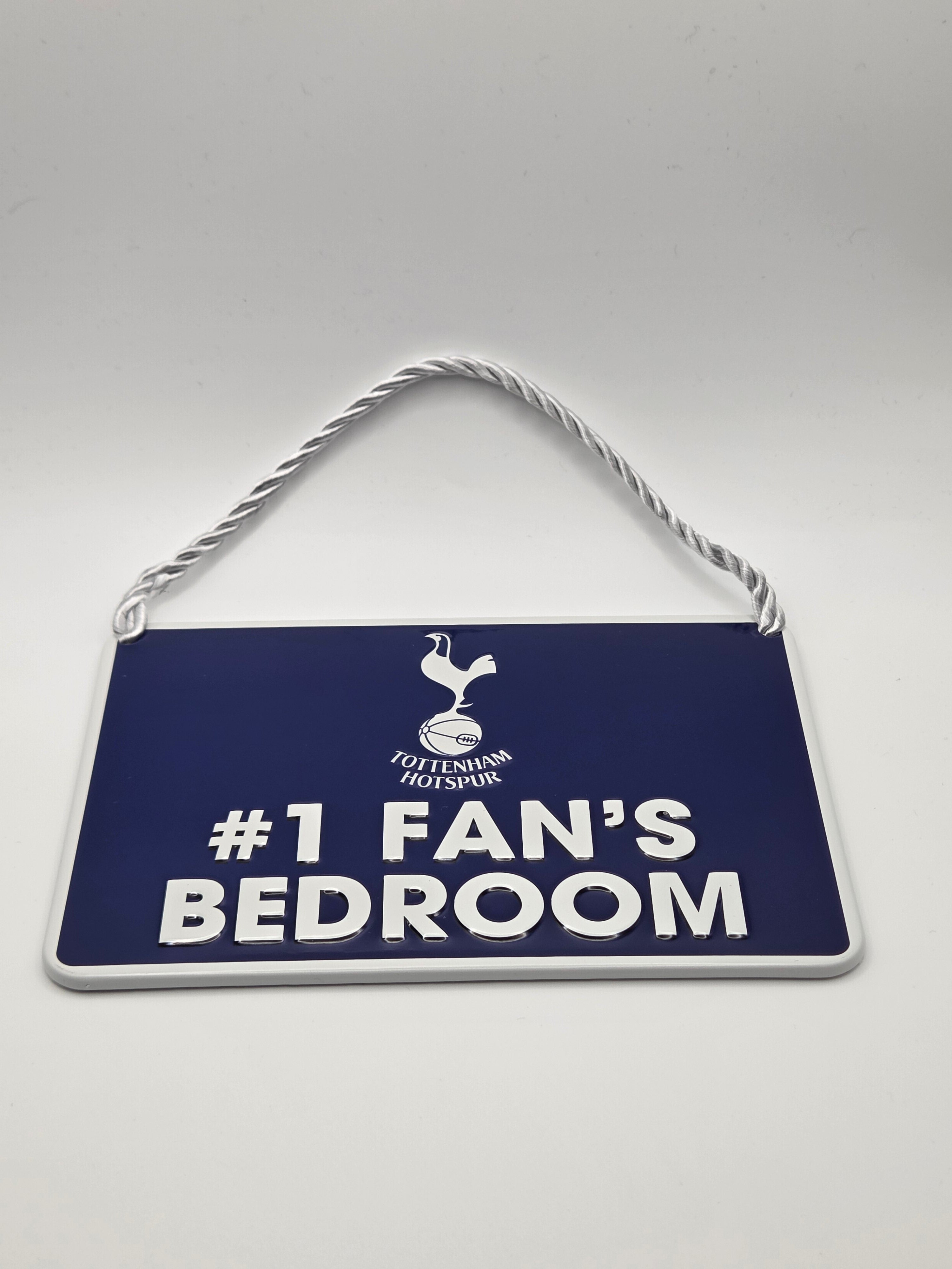 Official Tottenham Hotspur FC '#1 Fan's Bedroom' Metal Sign
