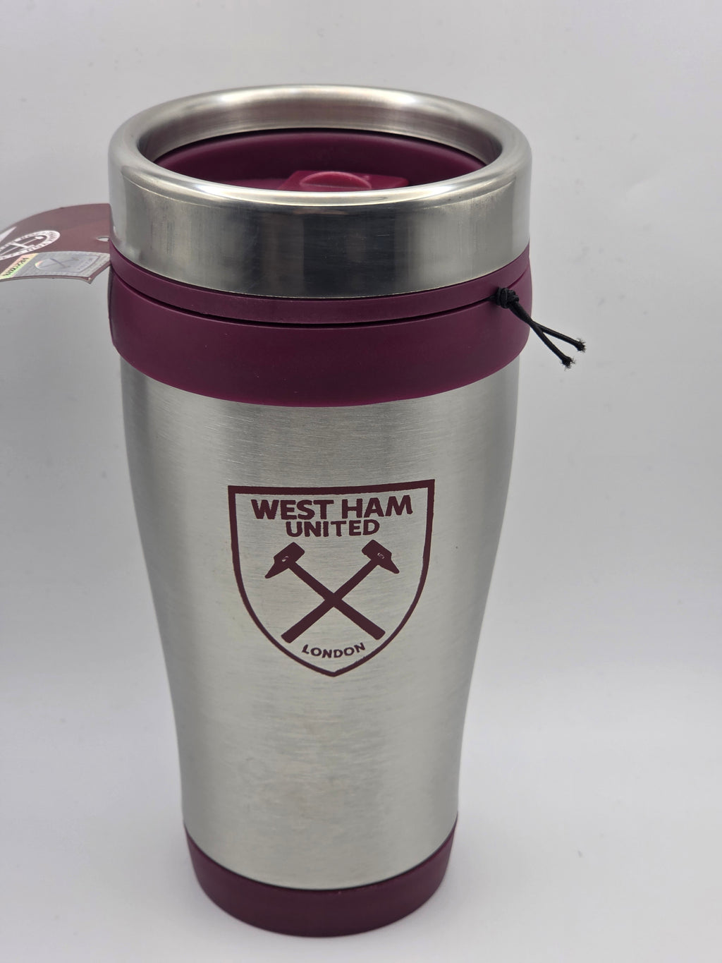 Official West Ham United Stainless‑Steel Travel Mug