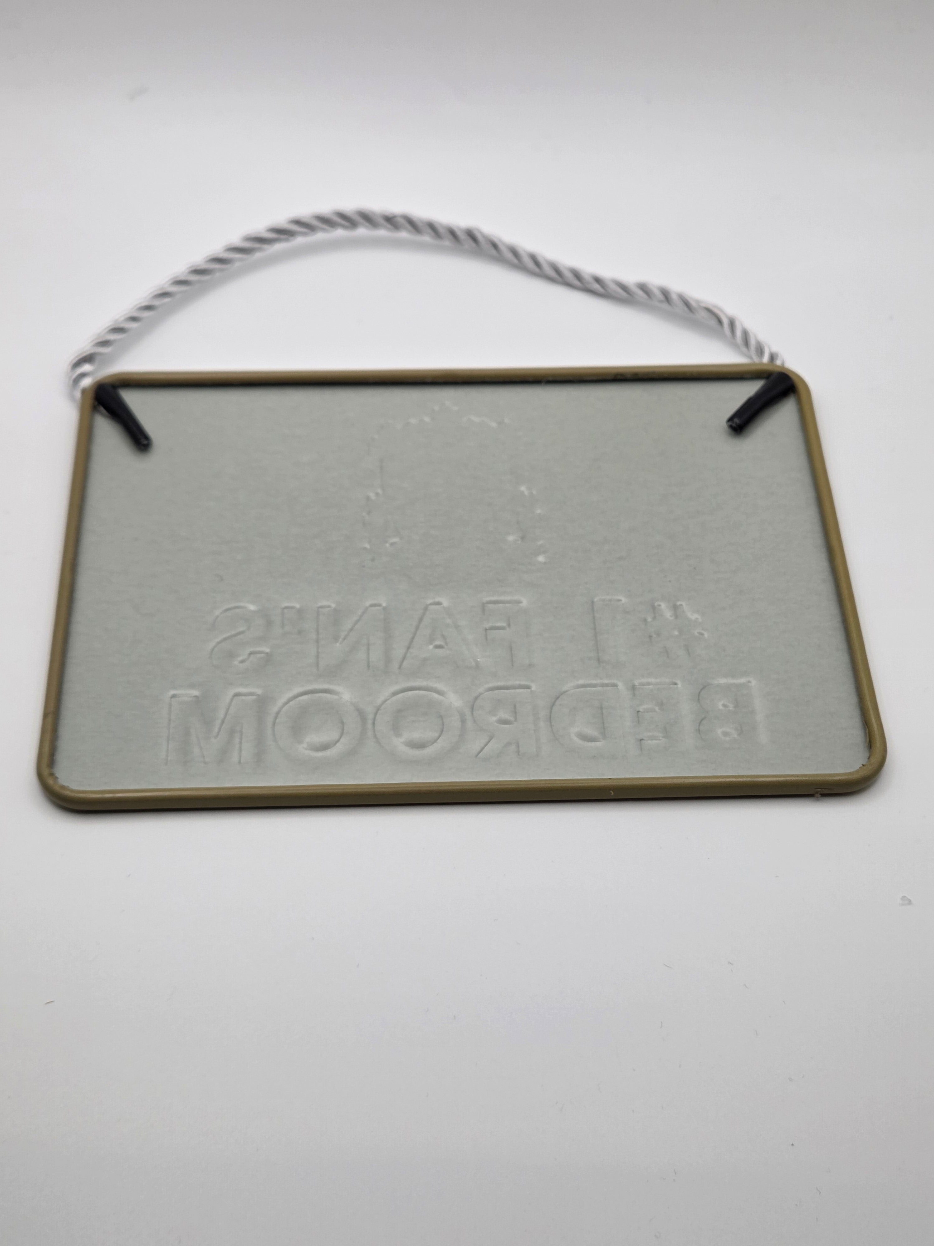 Official Manchester City FC '#1 Fan's Bedroom' Metal Sign