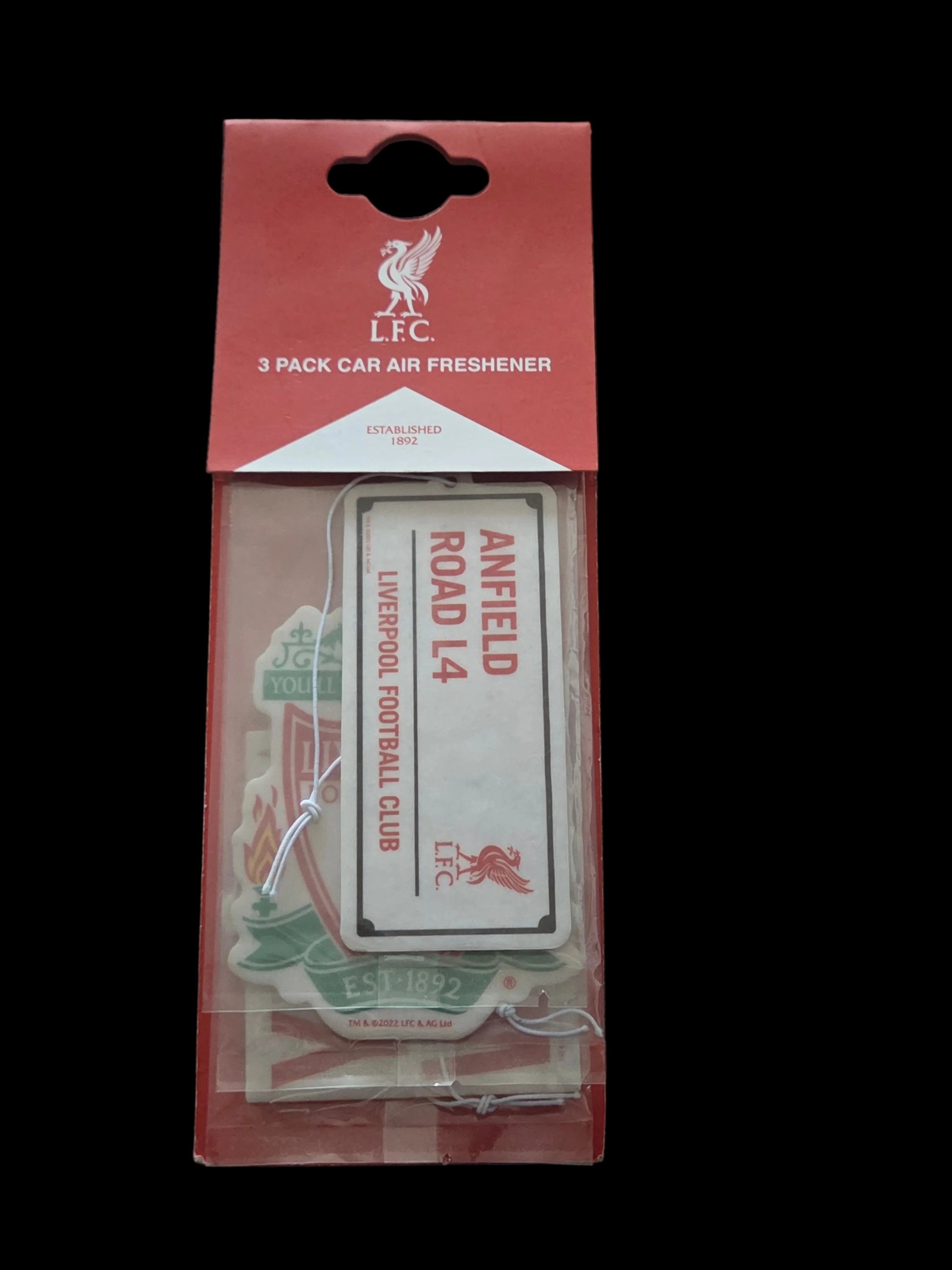 Liverpool FC 3 Pack Car Air Fresheners