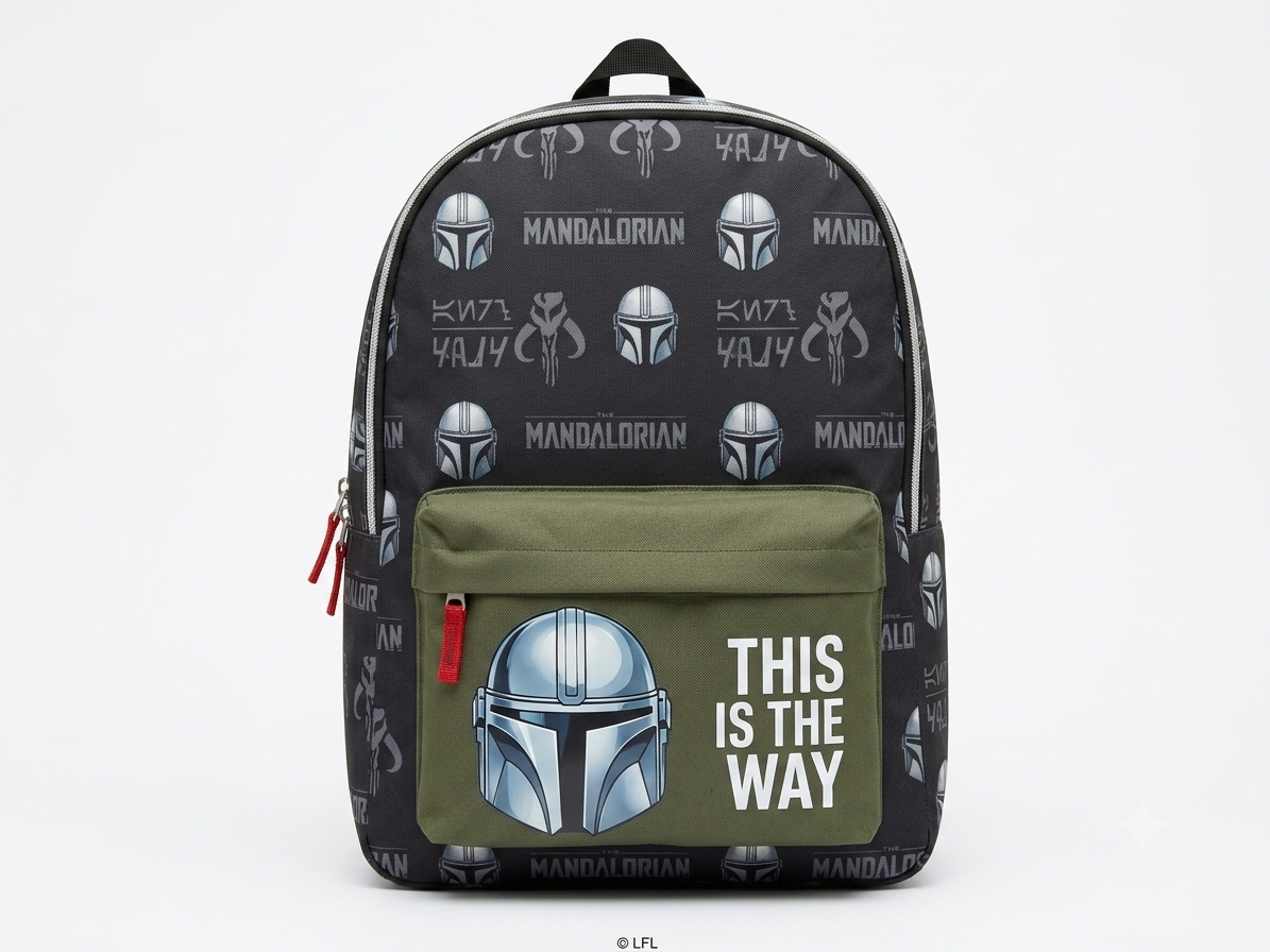 Star Wars Mandalorian "This is the Way" Backpack Rucksack