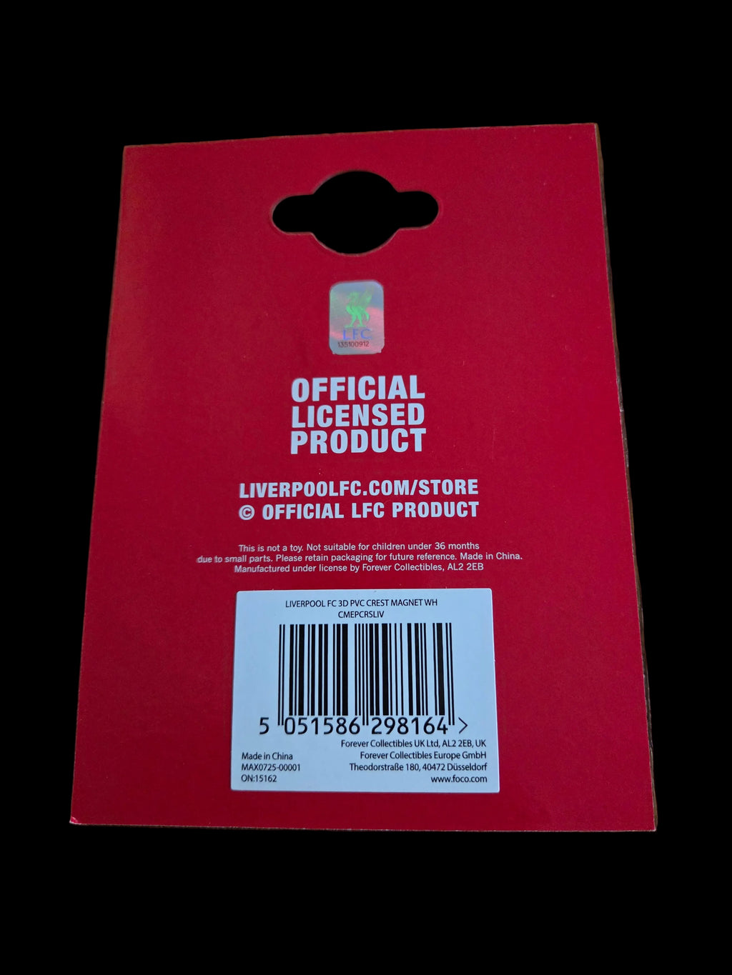 Liverpool FC Club Crest Fridge Magnet