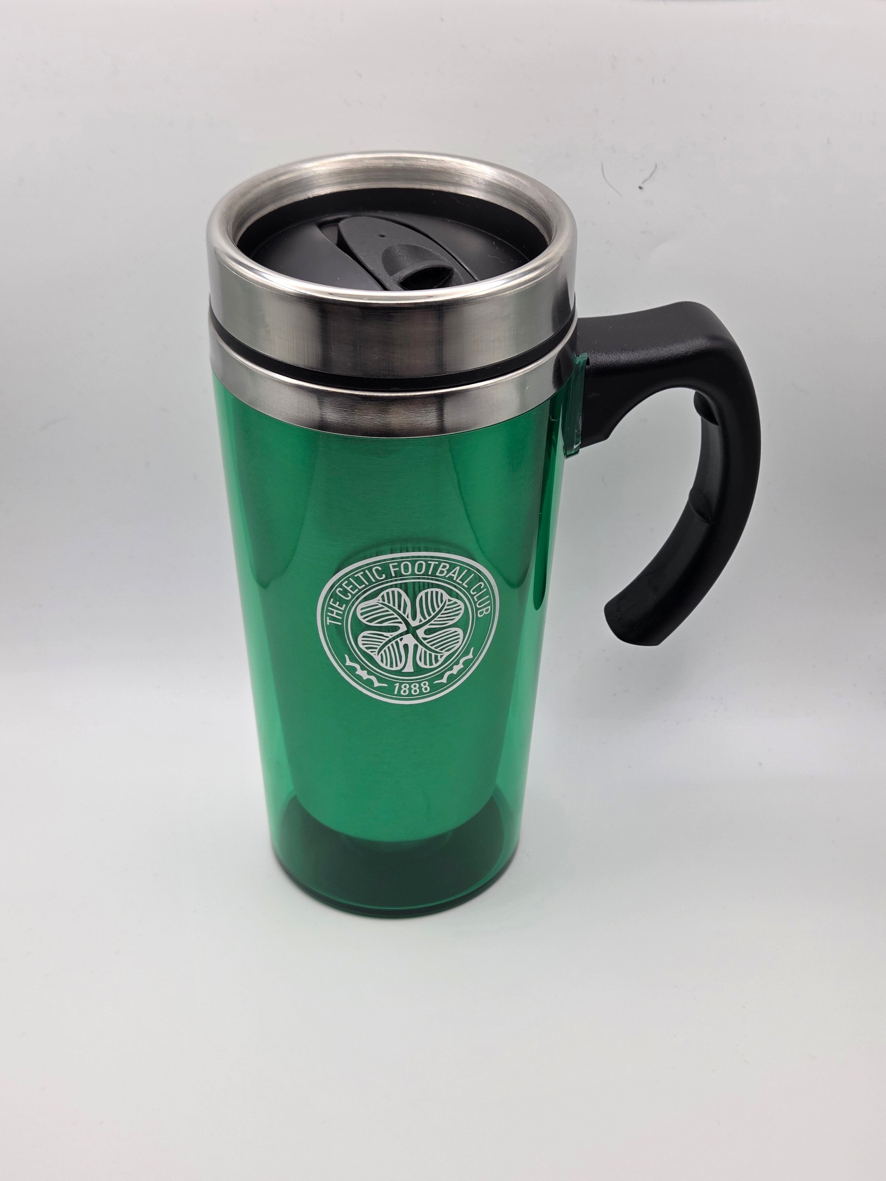 Official Celtic FC Green Stainless‑Steel Travel Mug