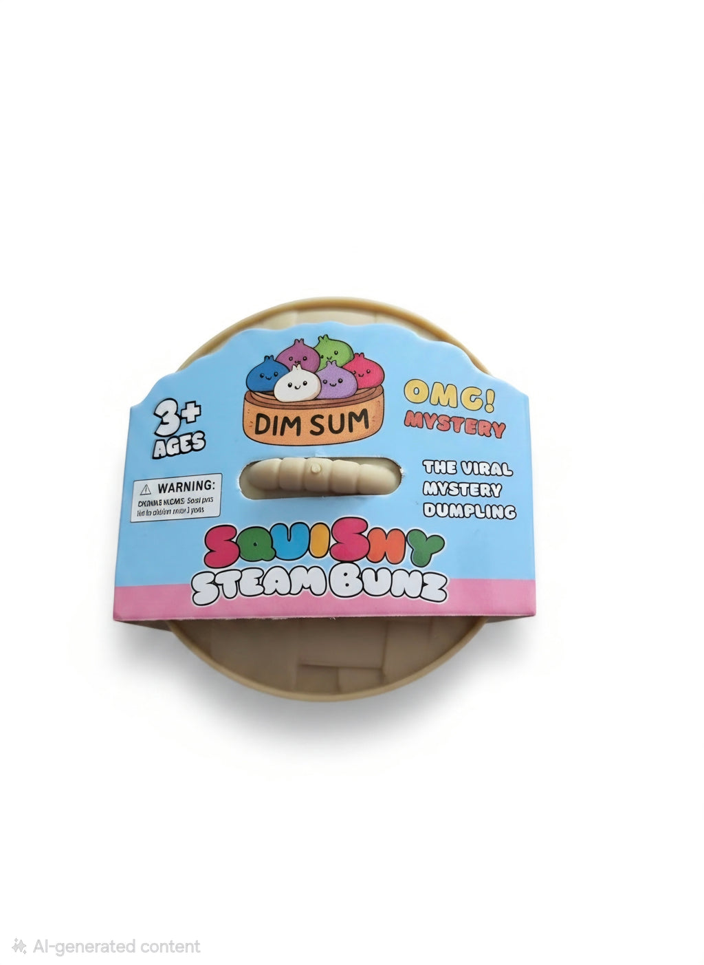 Squishy Dumpling Dim Sum Steam Bunz 4.5cm Sensory Toy