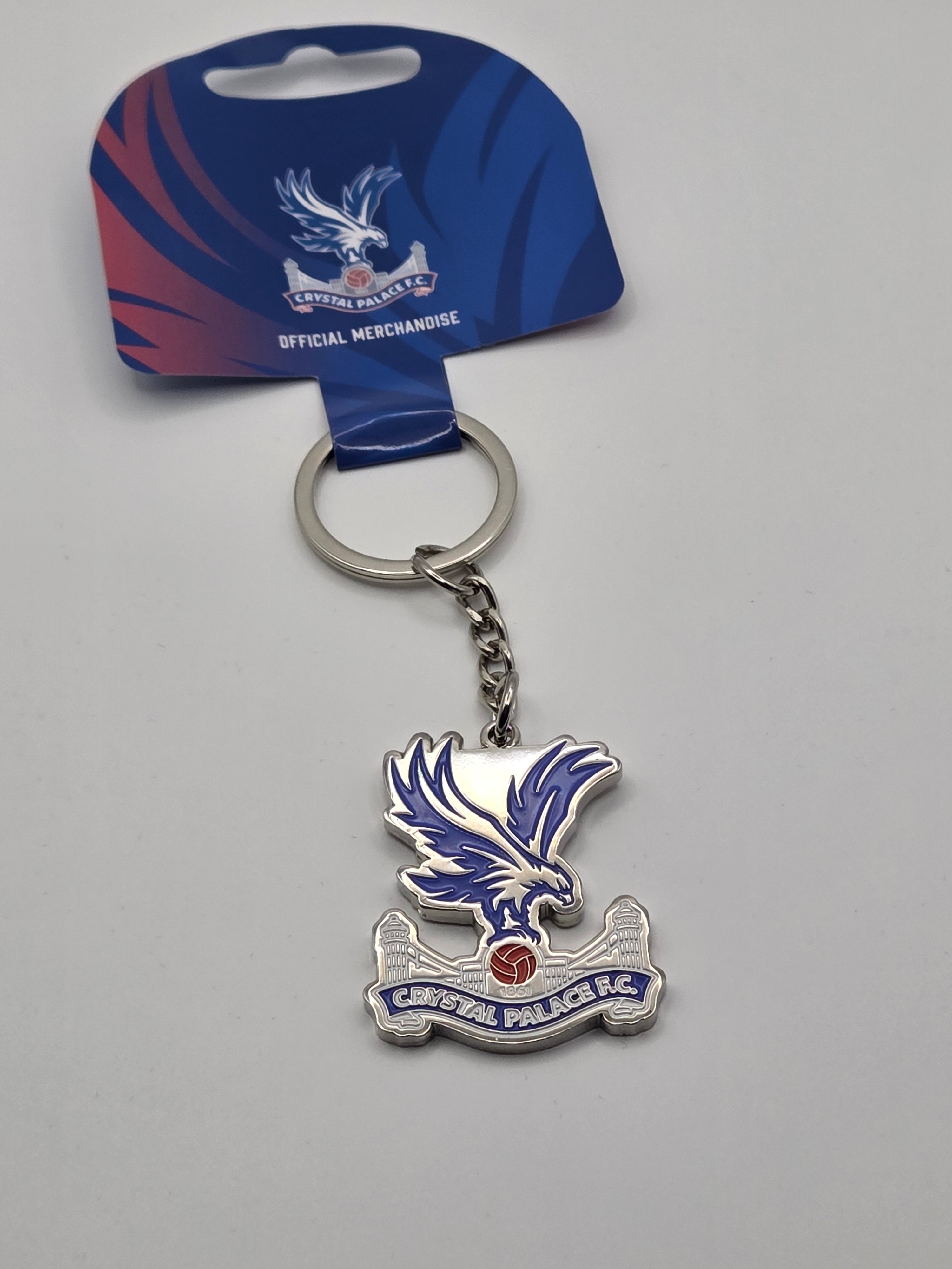 Official Crystal Palace FC Metal Crest Keyring