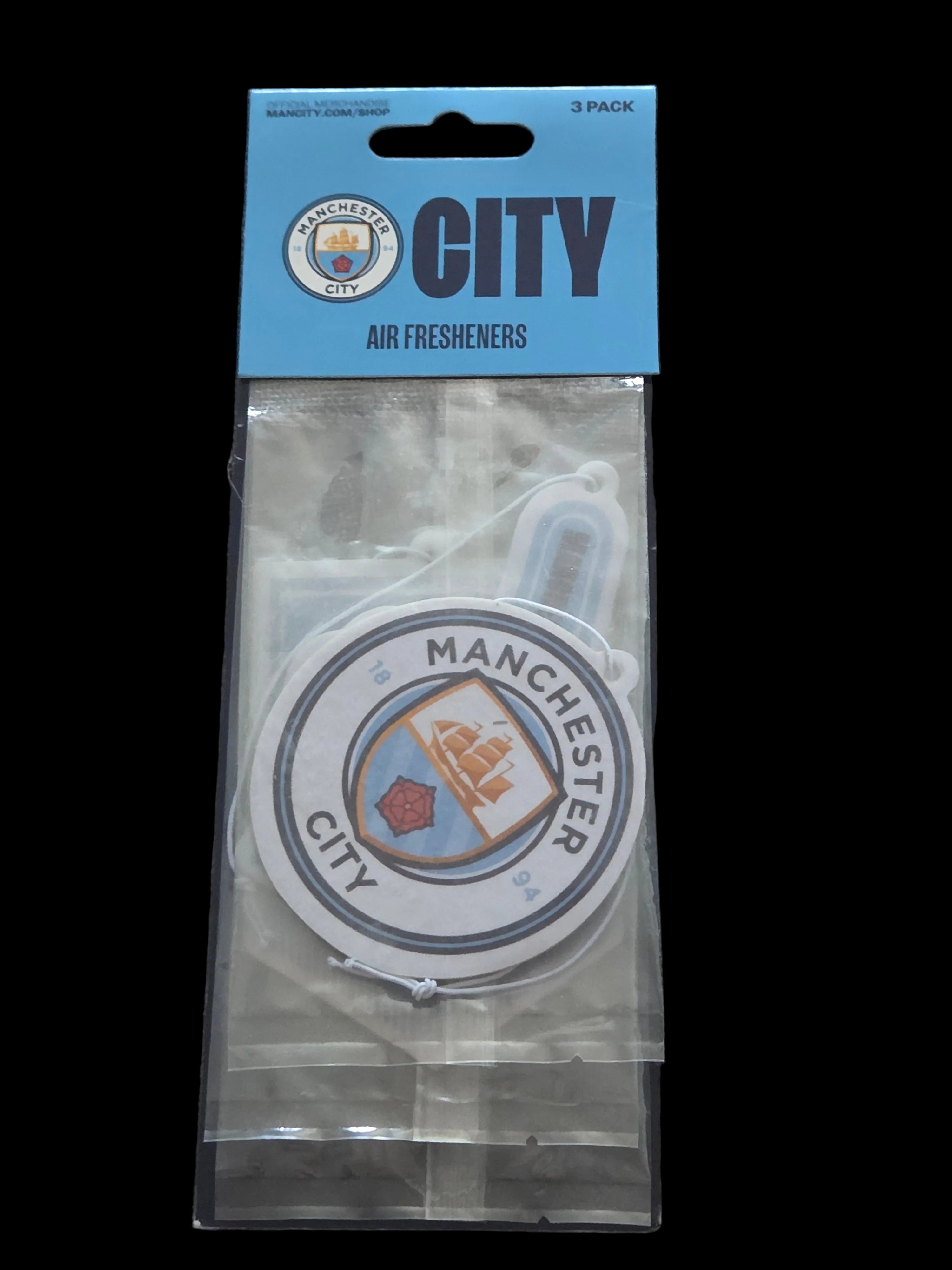 Manchester City FC 3 Pack Car Air Fresheners