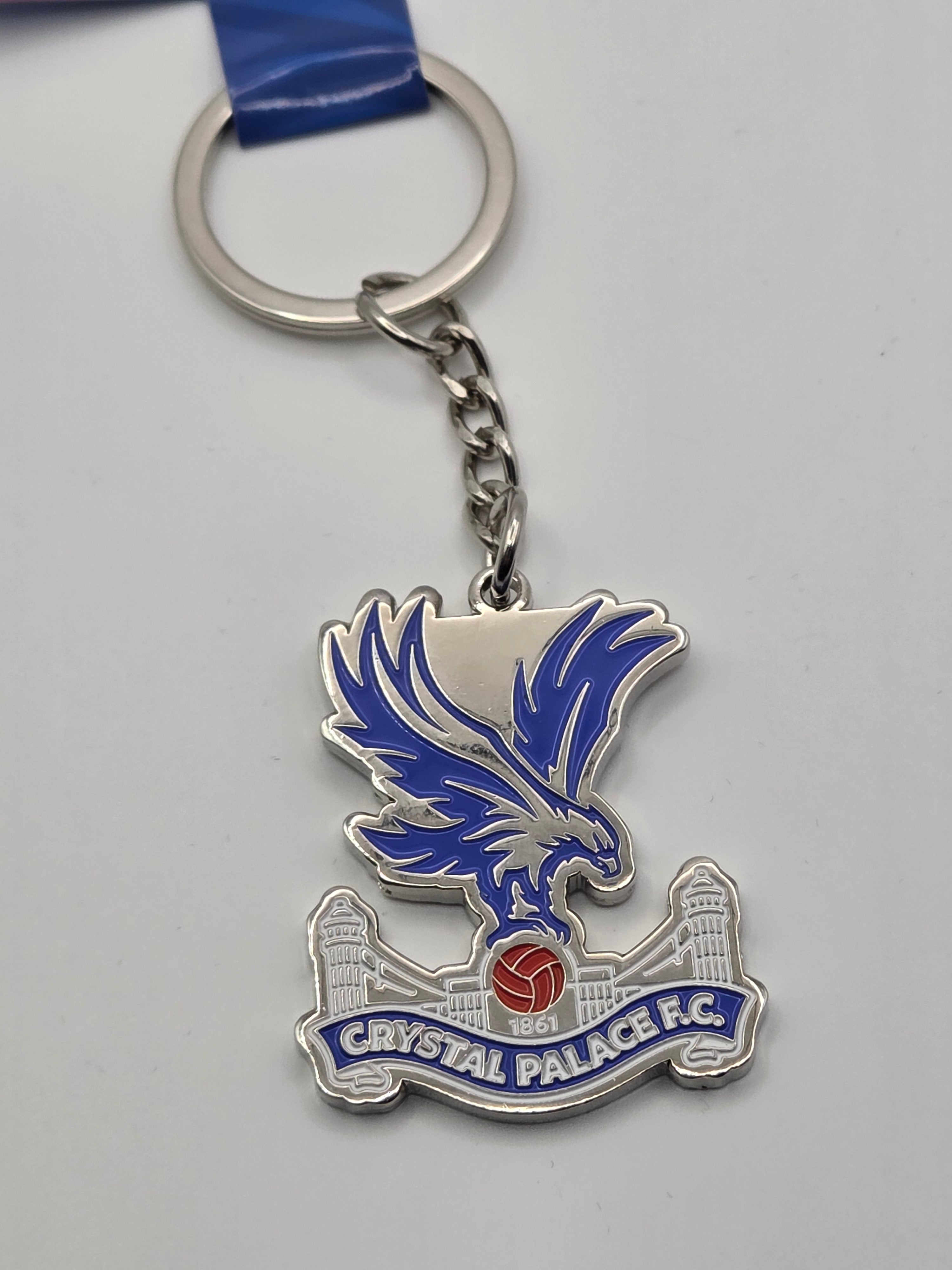 Official Crystal Palace FC Metal Crest Keyring