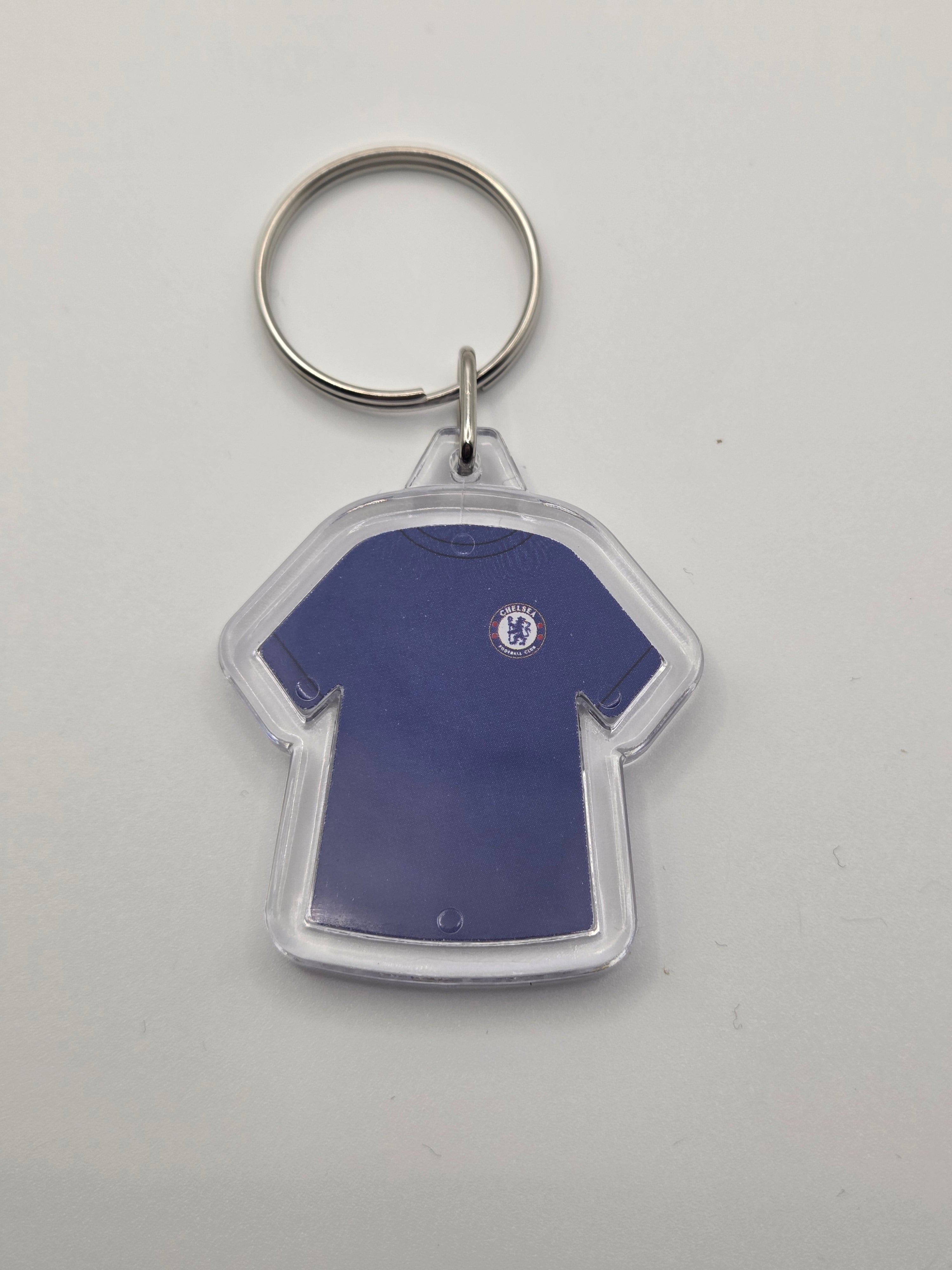 Official Chelsea FC Acrylic Shirt Shape Keyring