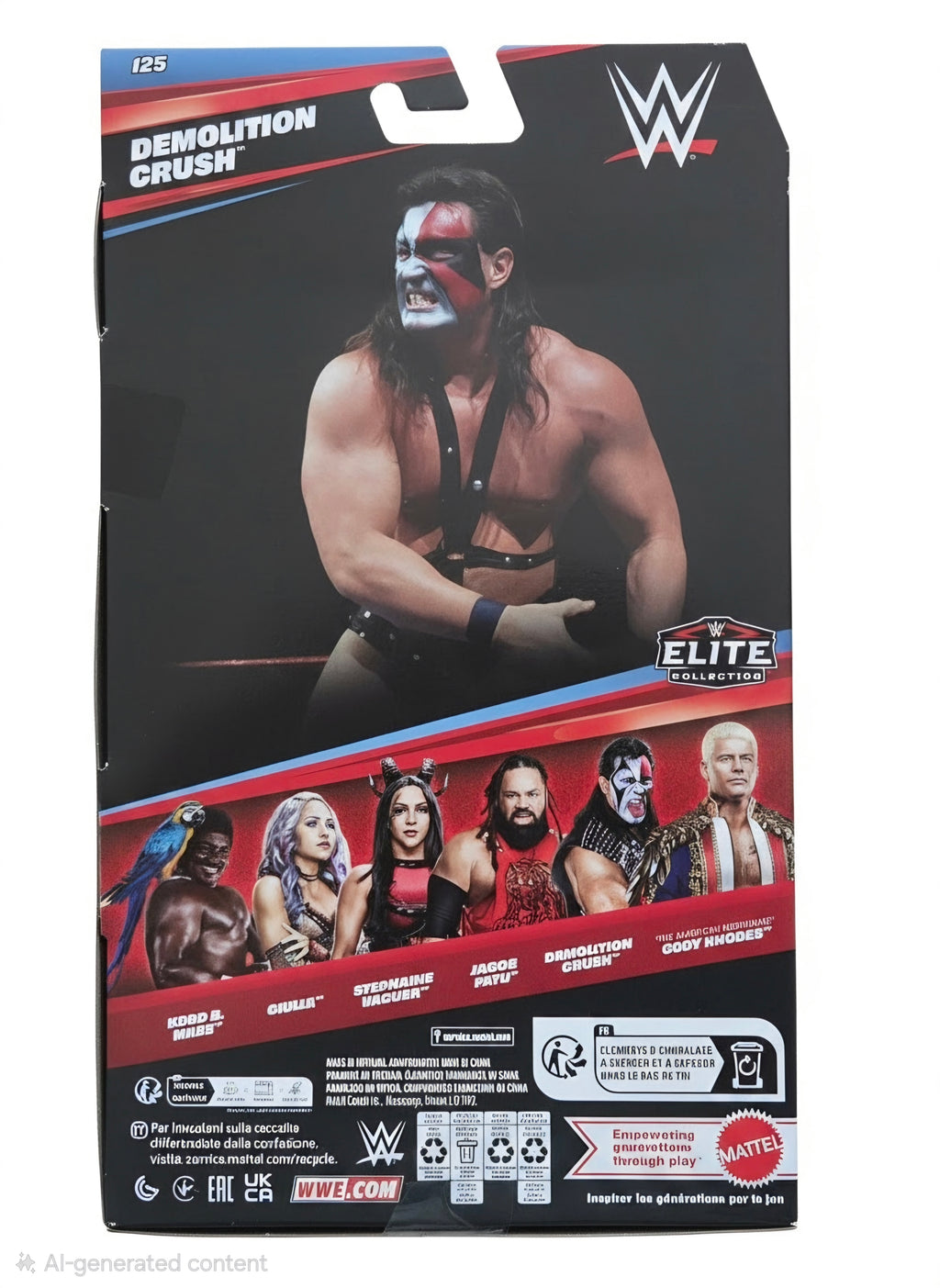 WWE Elite Figure Demolition Crush Collectable Toy