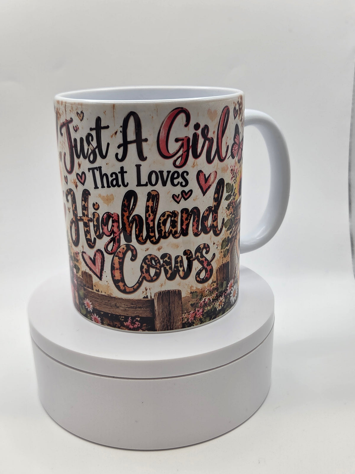 Highland Cow Sublimation Print 11oz Mug