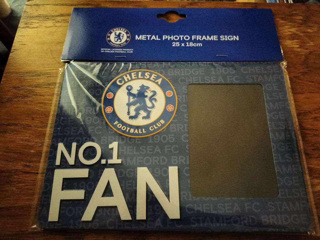 Official Chelsea FC Metal Embossed Photo Frame
