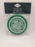 Official Celtic FC 2 Pack Rubber Coasters.