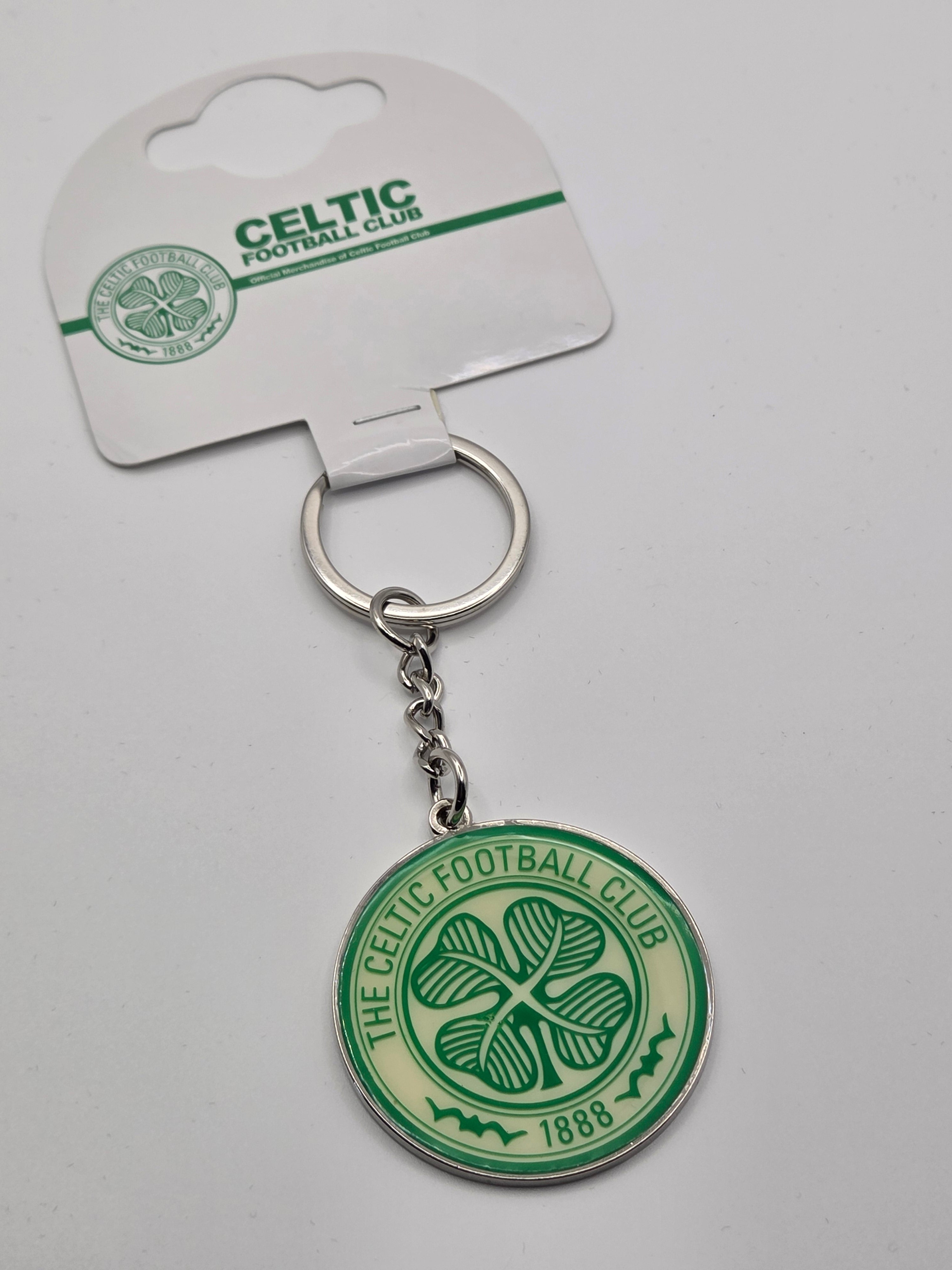 Official Celtic FC Metal Crest Keyring