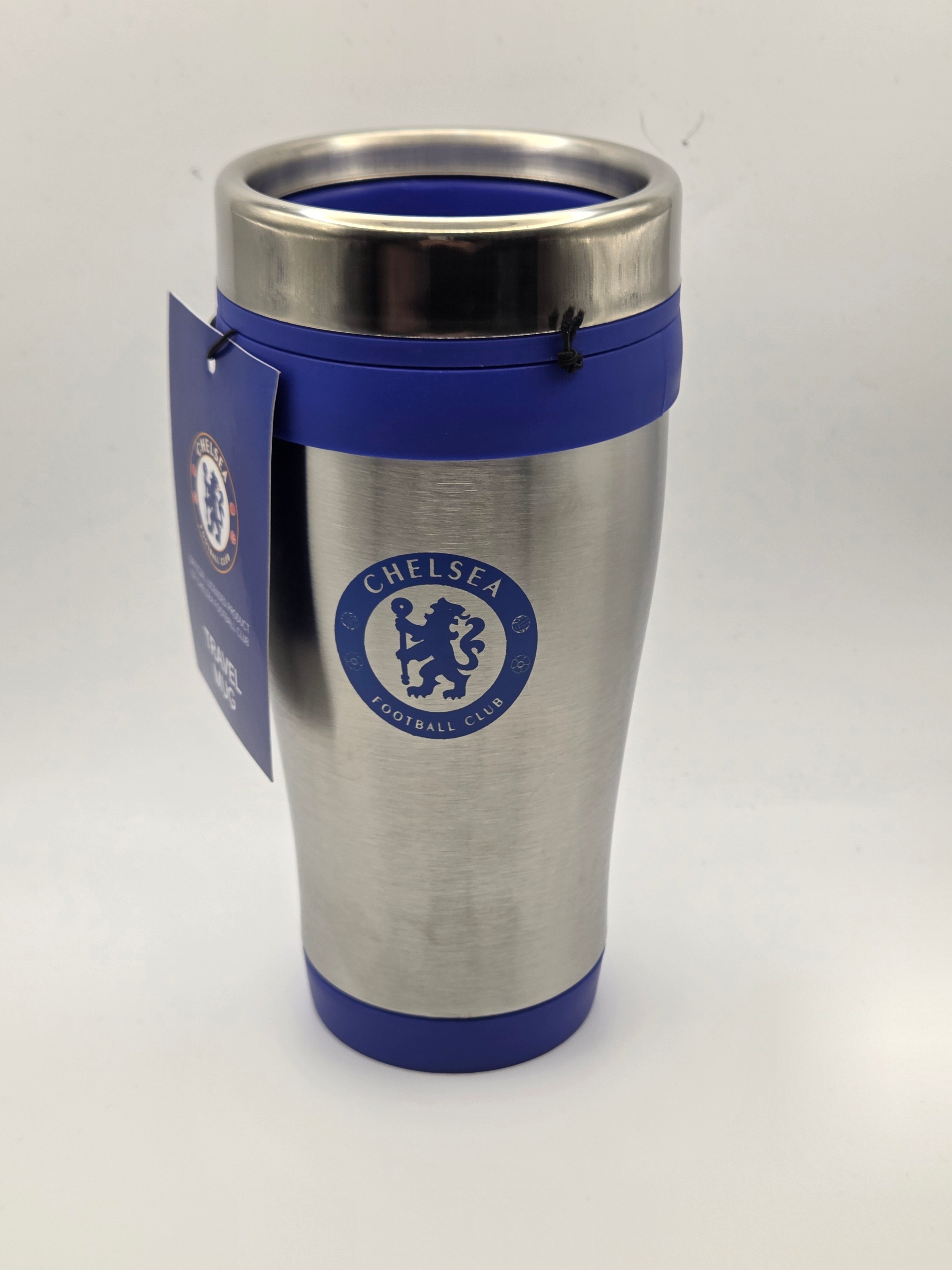 Official Chelsea FC Stainless‑Steel Travel Mug