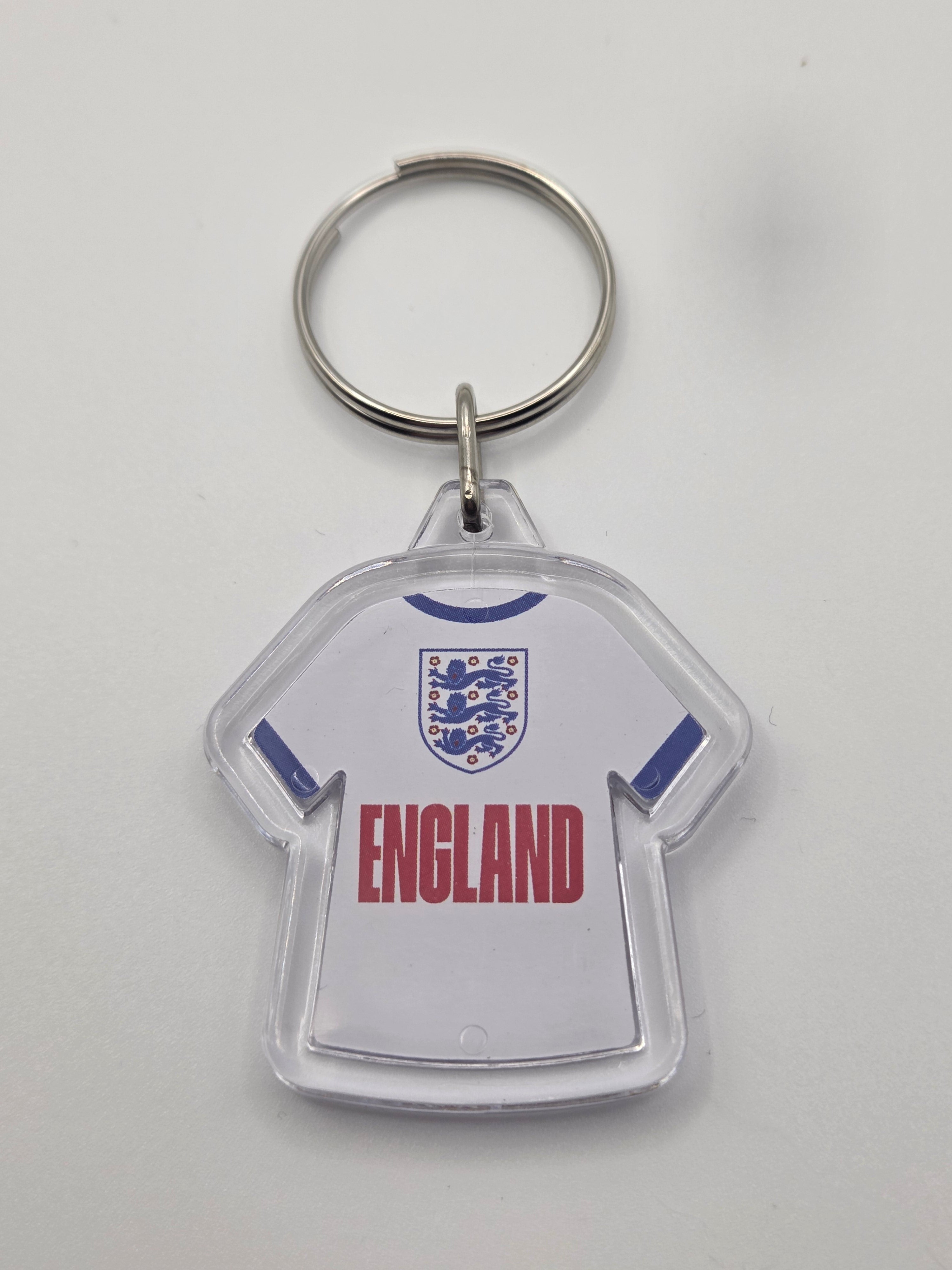 Official England FA Acrylic Kit Shape Keyring