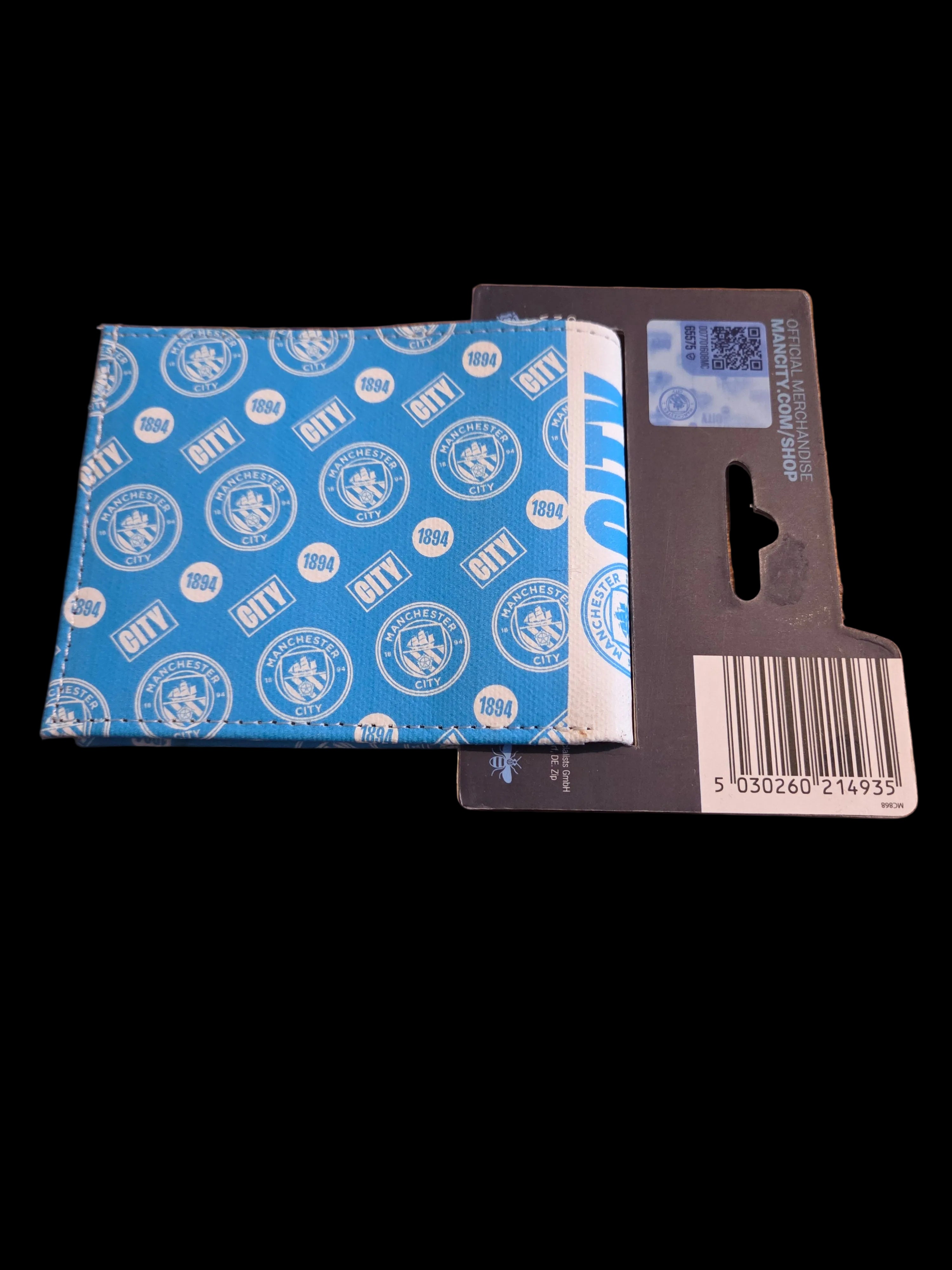 Manchester City FC Brushed Canvas Bifold Wallet