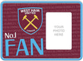 Official West Ham United Metal Embossed Photo Frame