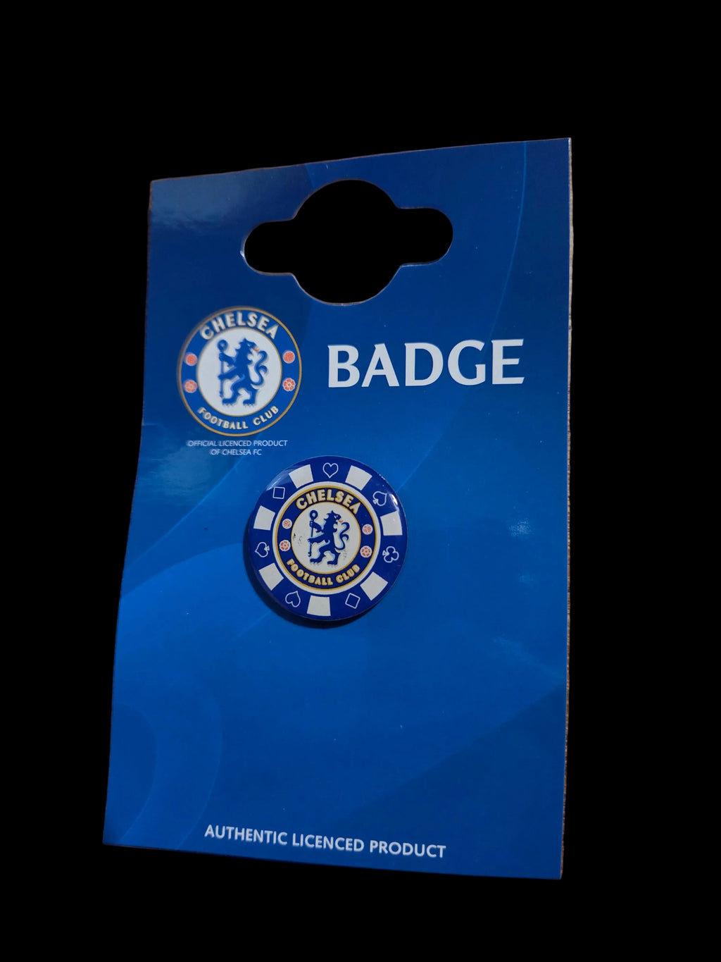 Chelsea FC Poker Chip Metal Pin Badge