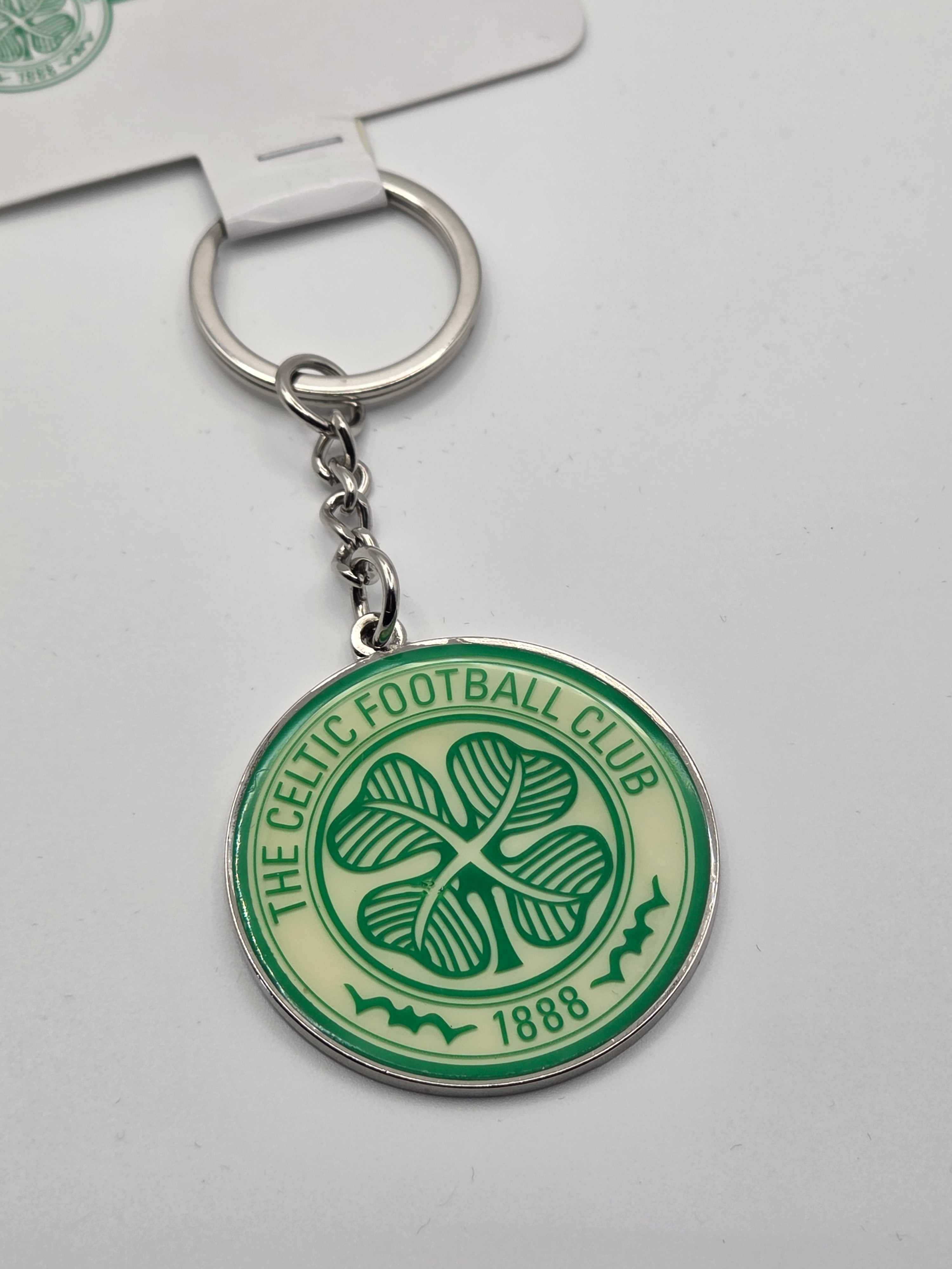 Official Celtic FC Metal Crest Keyring
