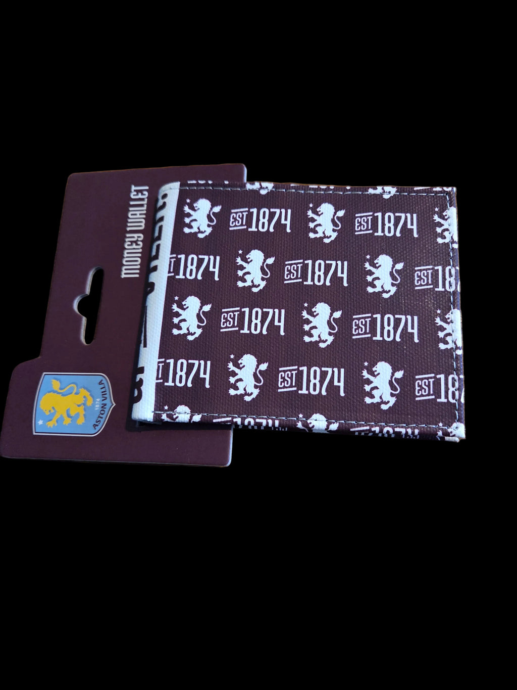 Aston Villa FC Brushed Canvas Bifold Wallet