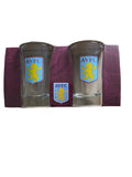 Aston Villa 2 Pack Shot Glasses