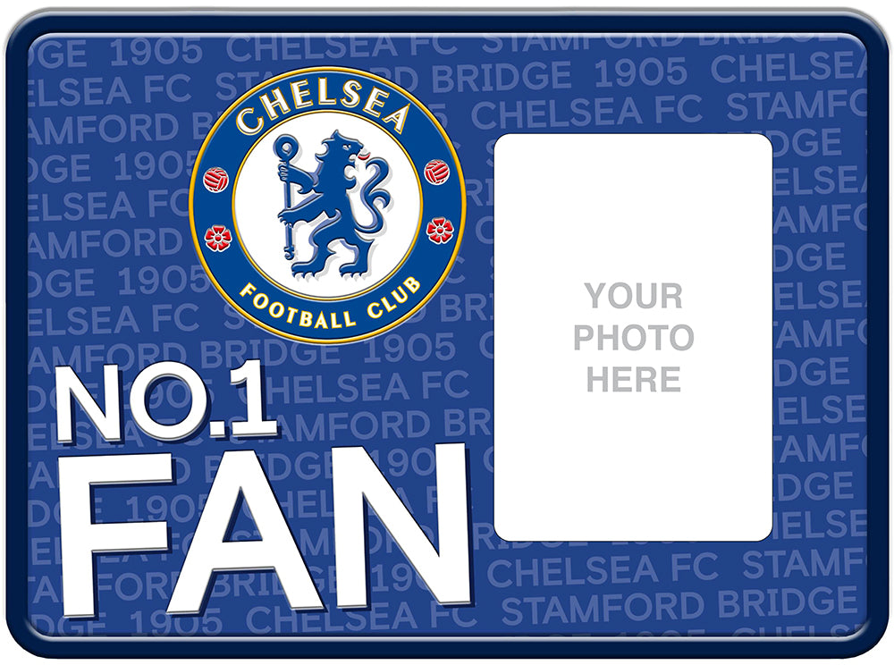 Official Chelsea FC Metal Embossed Photo Frame