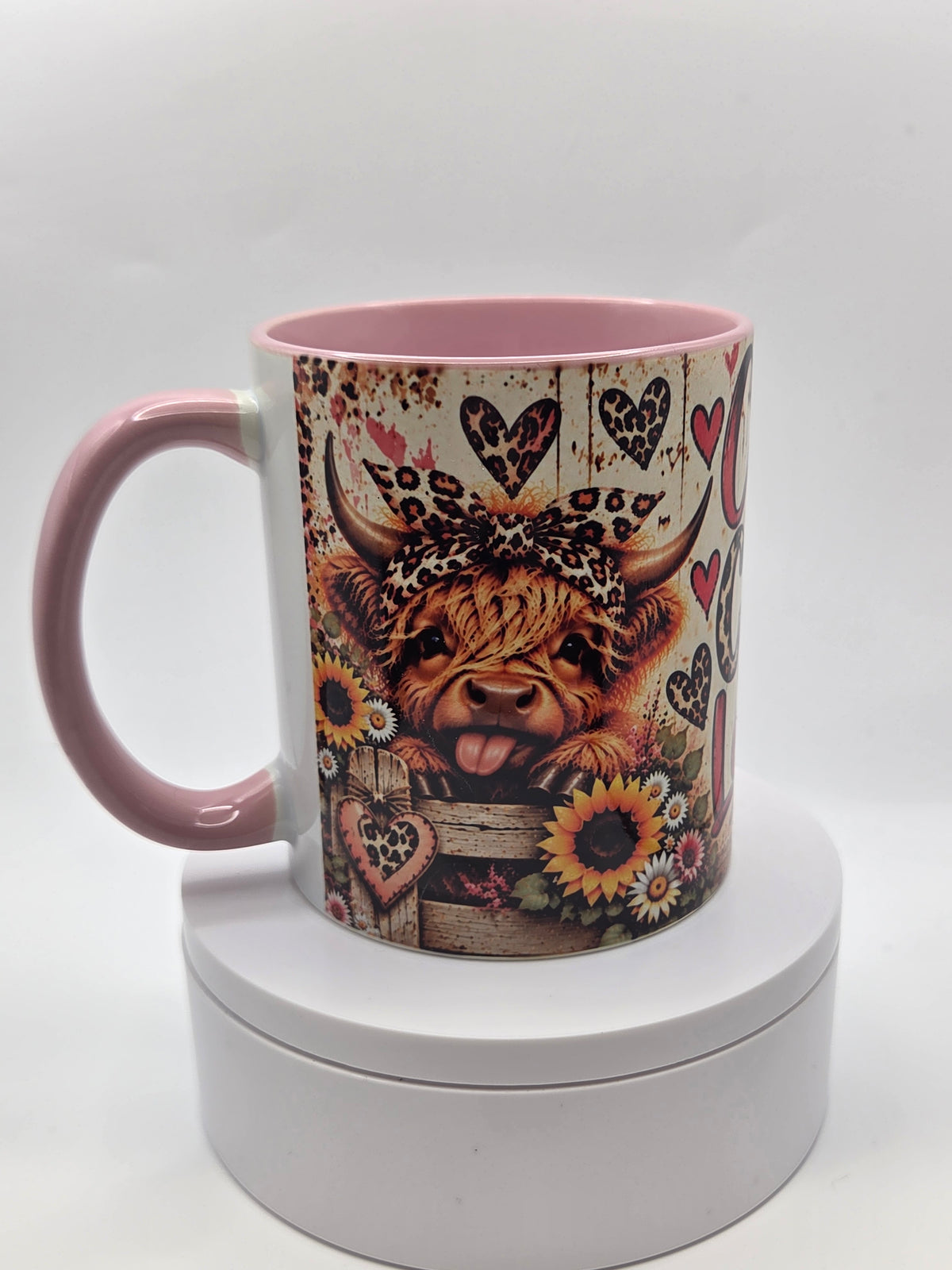 Highland Cow Sublimation Print 11oz Mug