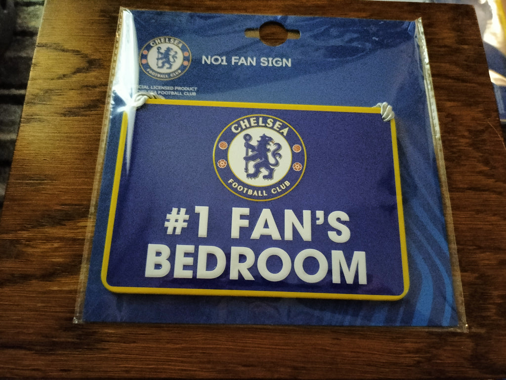 Official Chelsea FC #1 Fan's Bedroom Sign