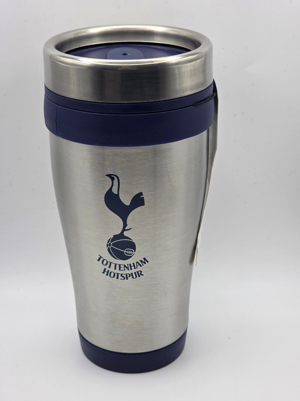 Official Tottenham Hotspur Silver Stainless‑Steel Travel Mug