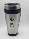 Official Tottenham Hotspur Silver Stainless‑Steel Travel Mug