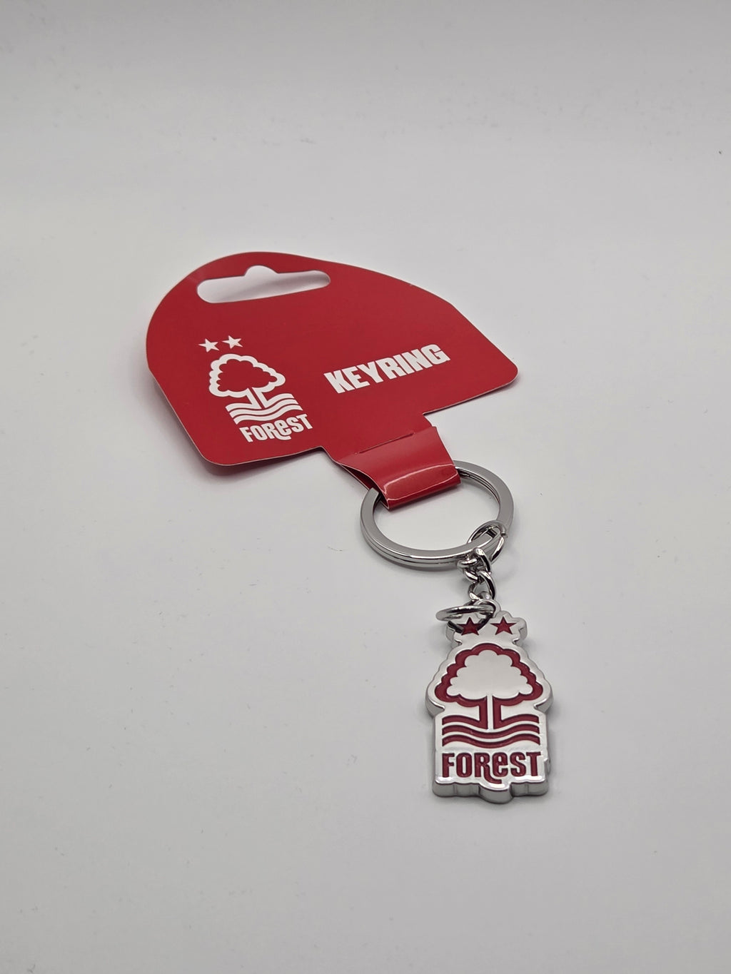 Official Nottingham Forest FC Metal Crest Keyring