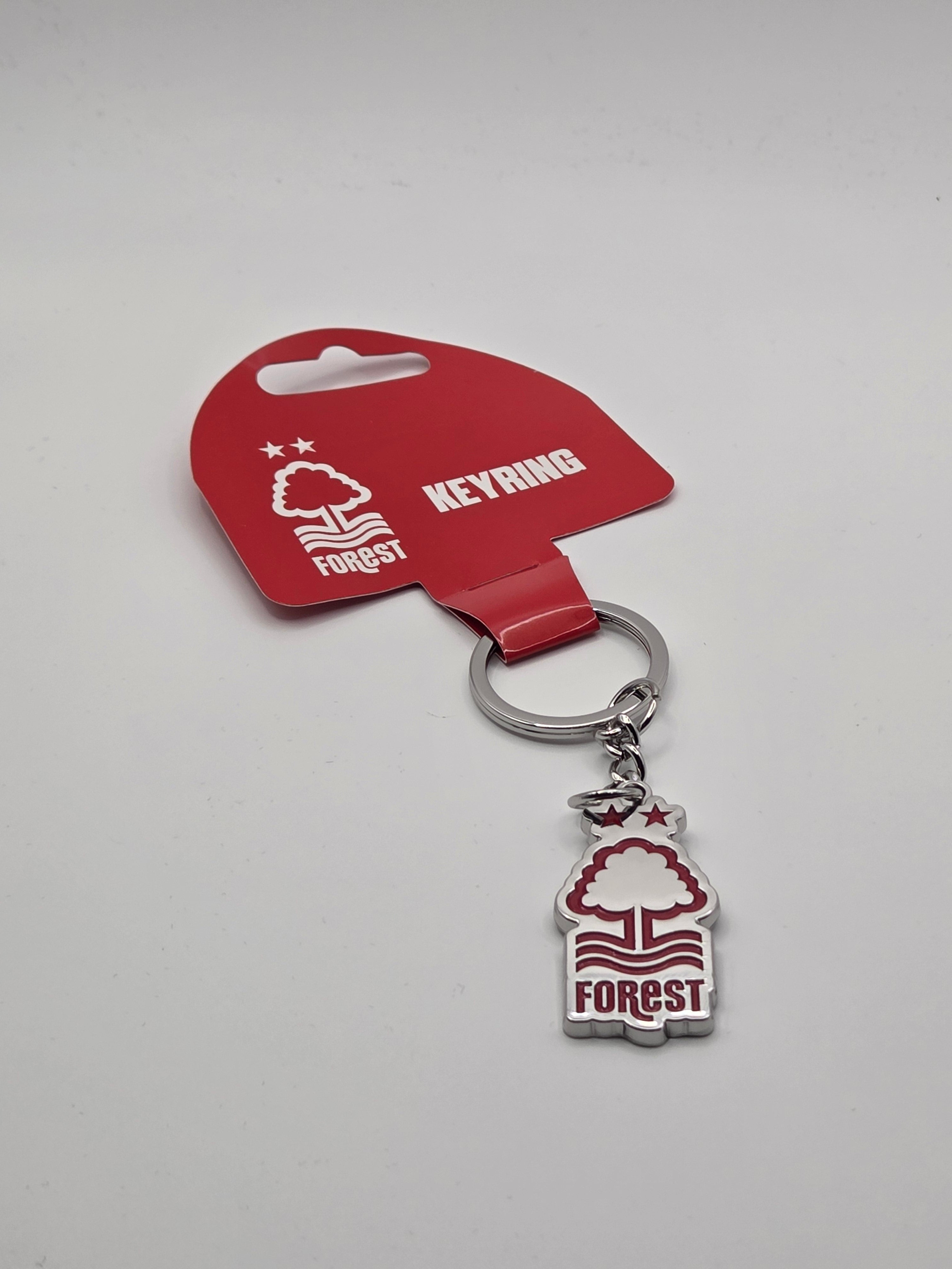 Official Nottingham Forest FC Metal Crest Keyring