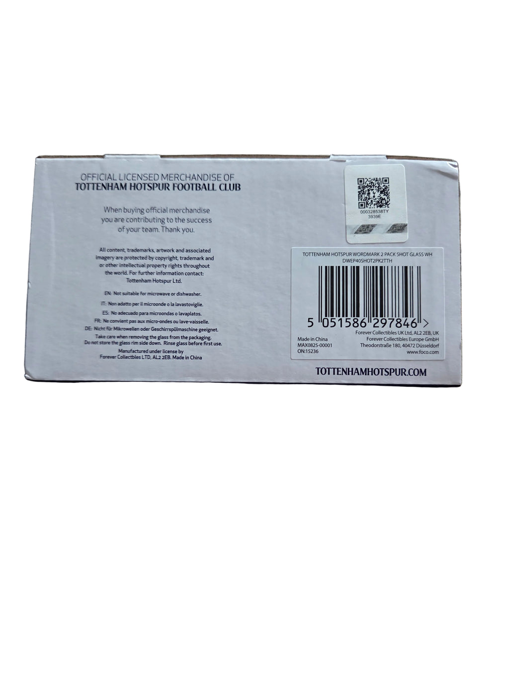 Tottenham Hotspur 2 Pack Shot Glasses