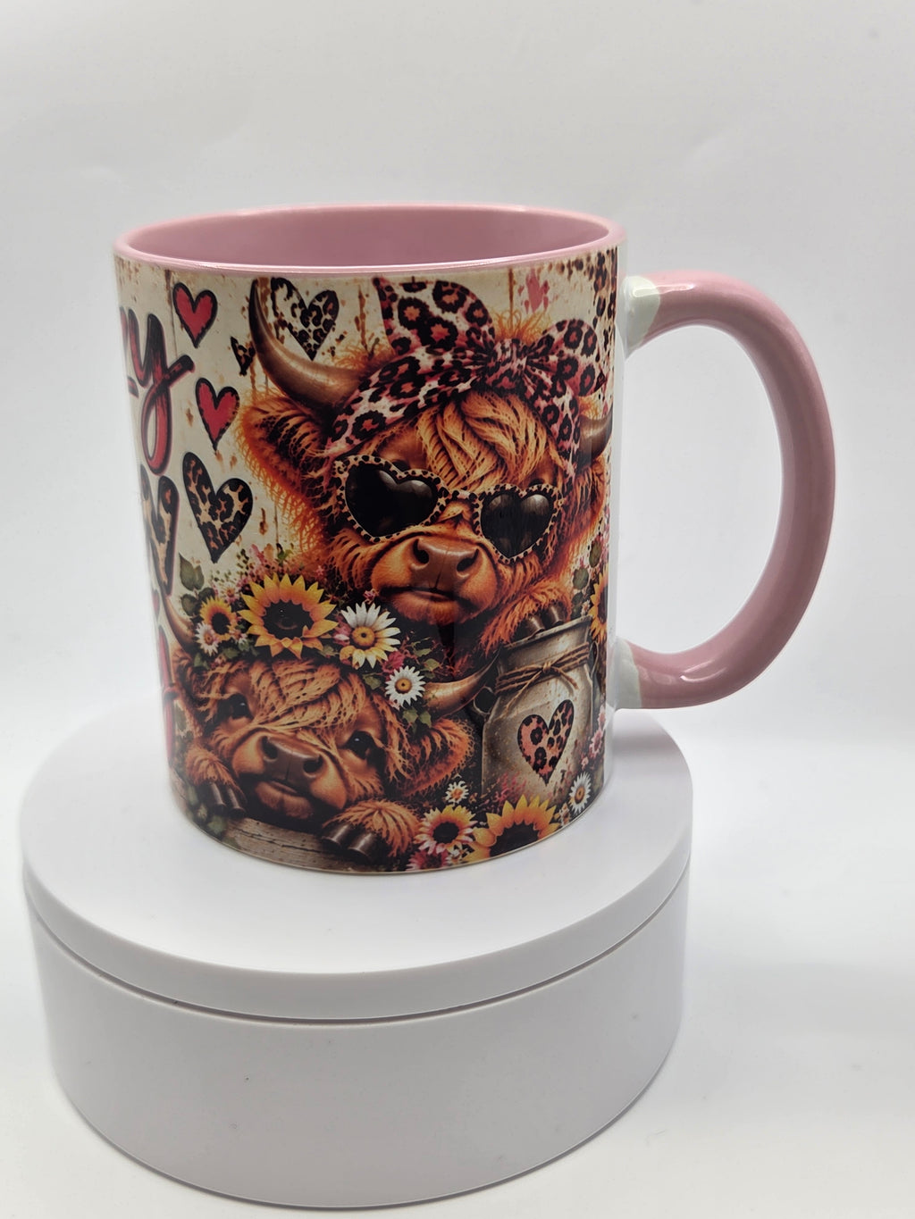 Highland Cow Sublimation Print 11oz Mug