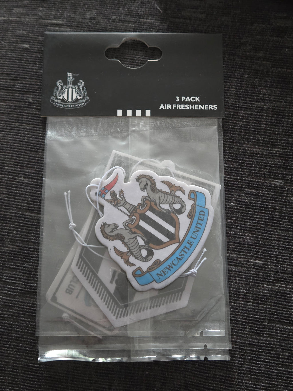 Newcastle United 3 Pack Car Air Fresheners