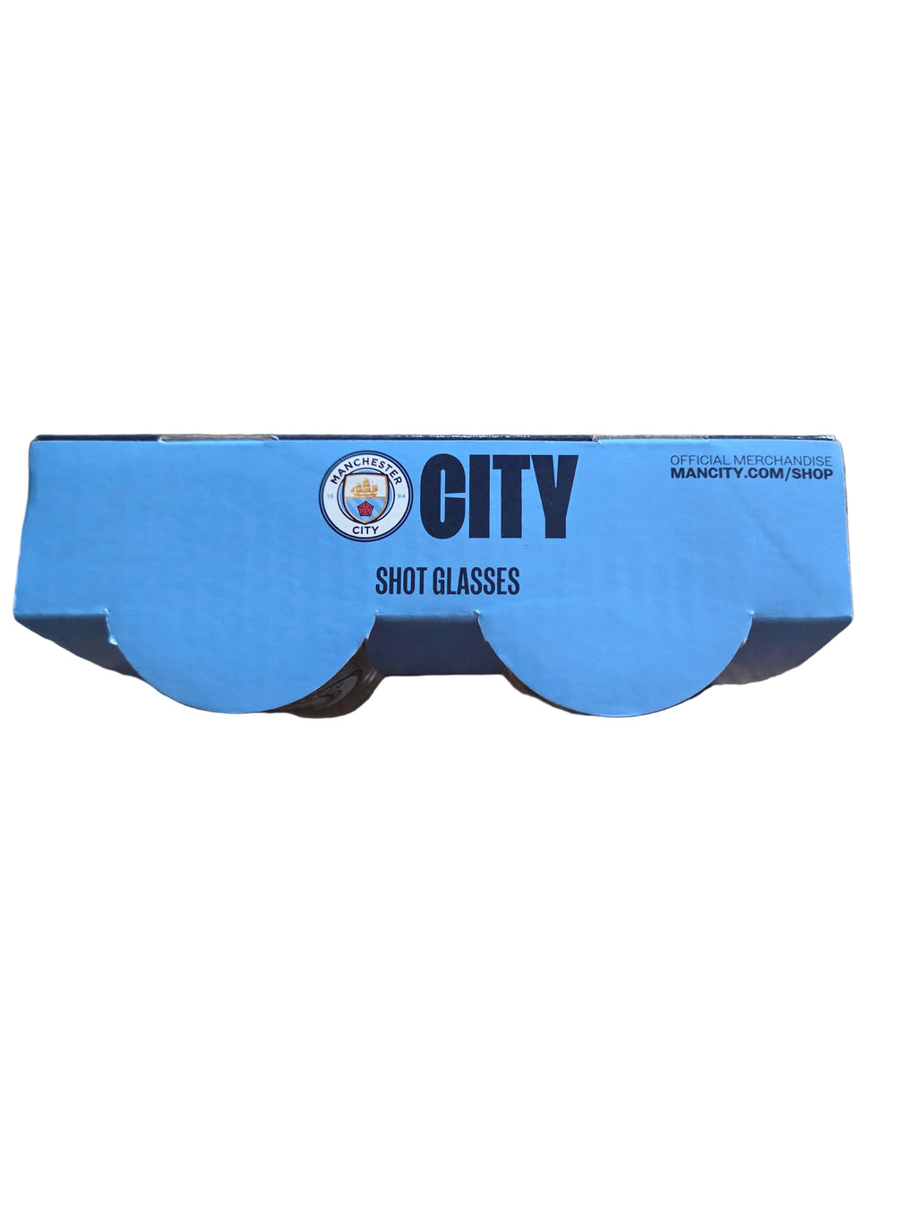 Manchester City 2 Pack Shot Glasses
