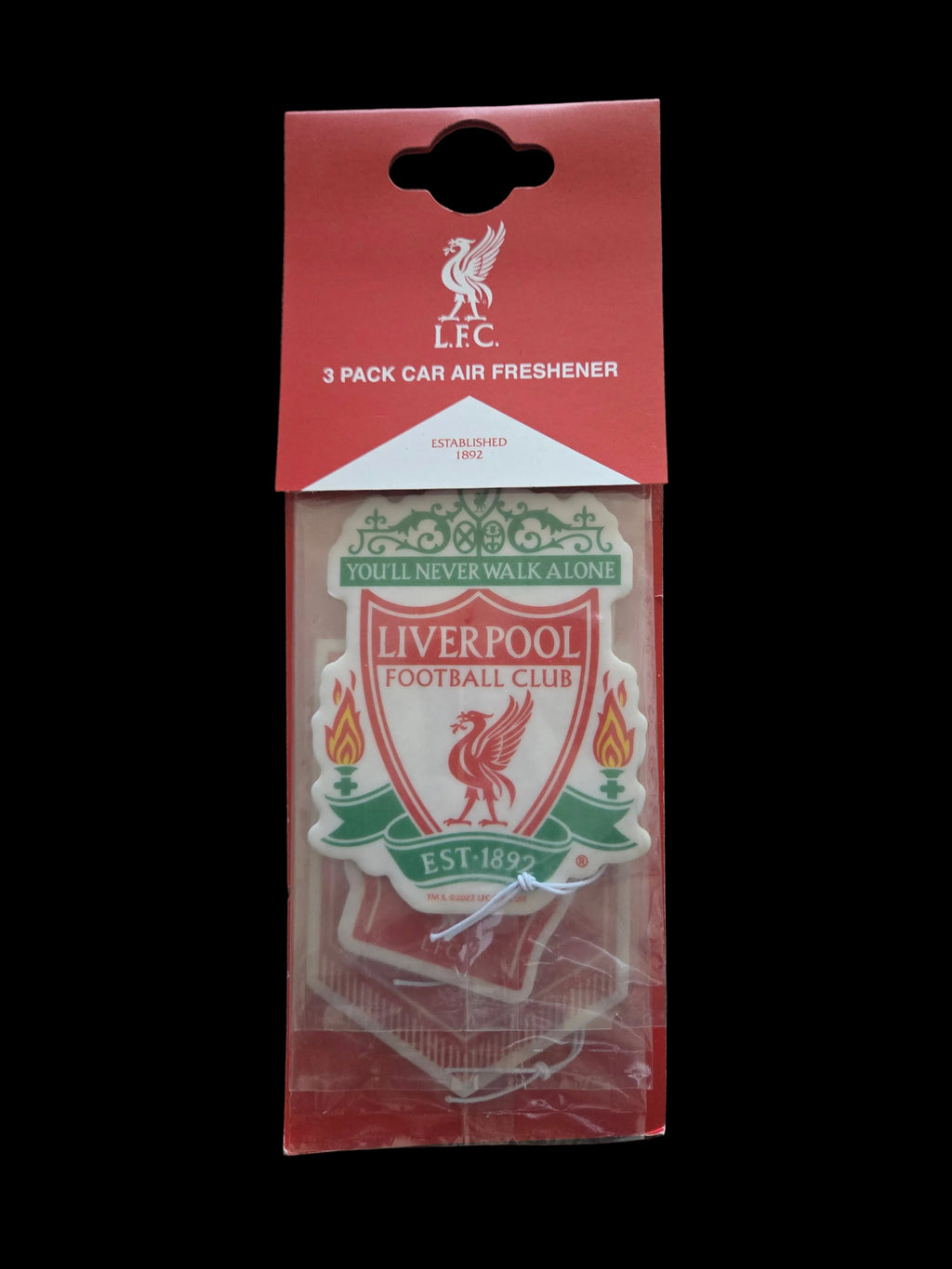 Liverpool FC 3 Pack Car Air Fresheners