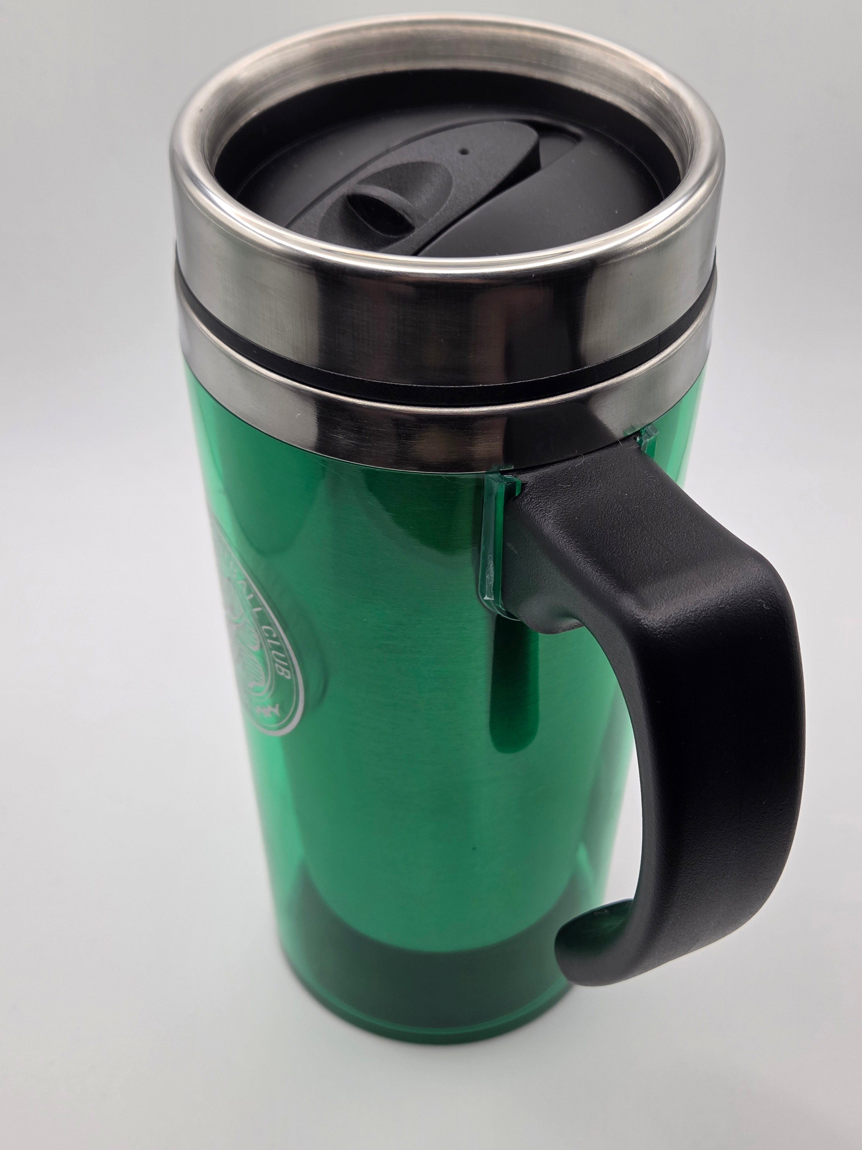 Official Celtic FC Green Stainless‑Steel Travel Mug