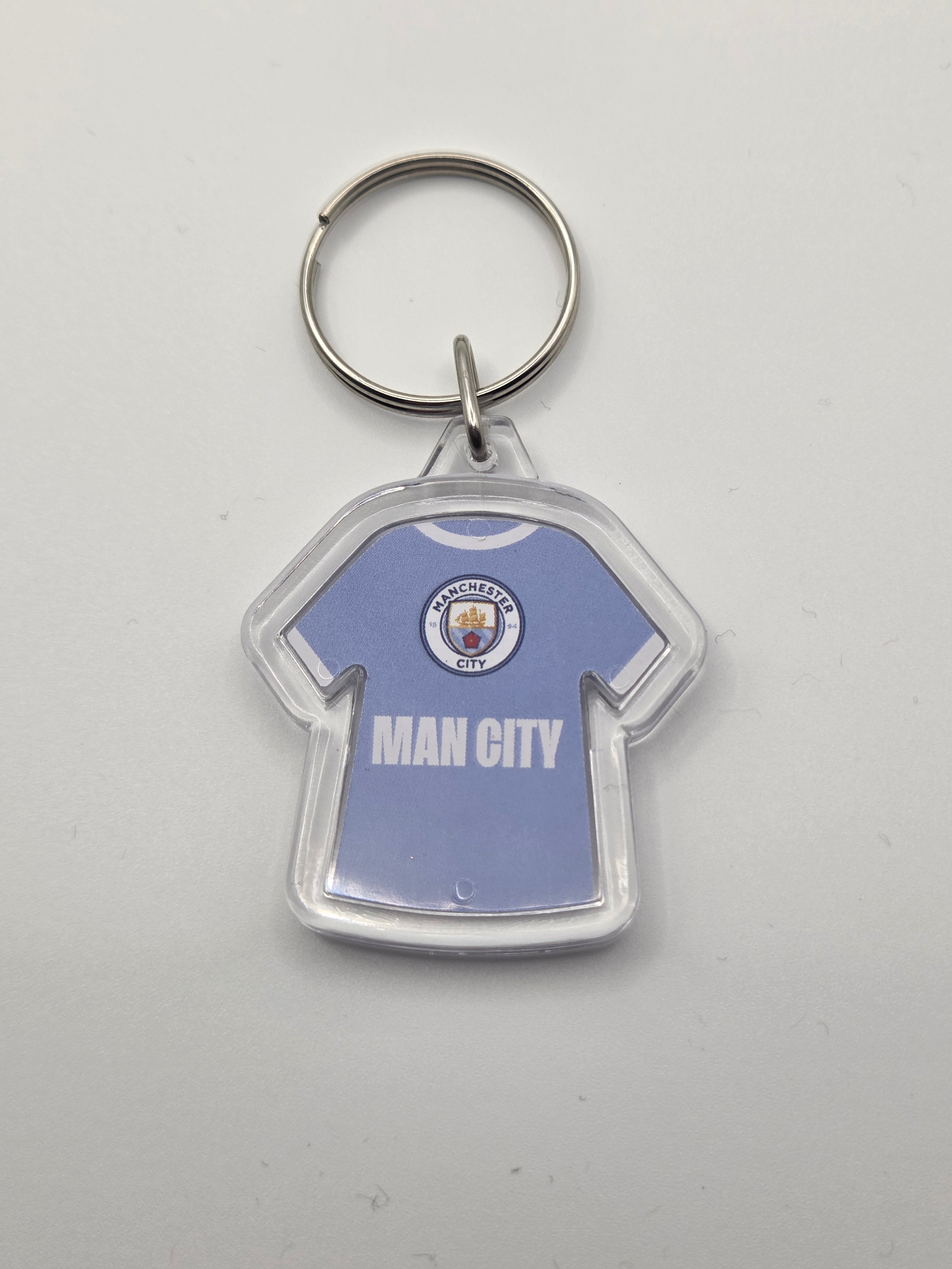 Official Manchester City Acrylic Kit Shape Keyring